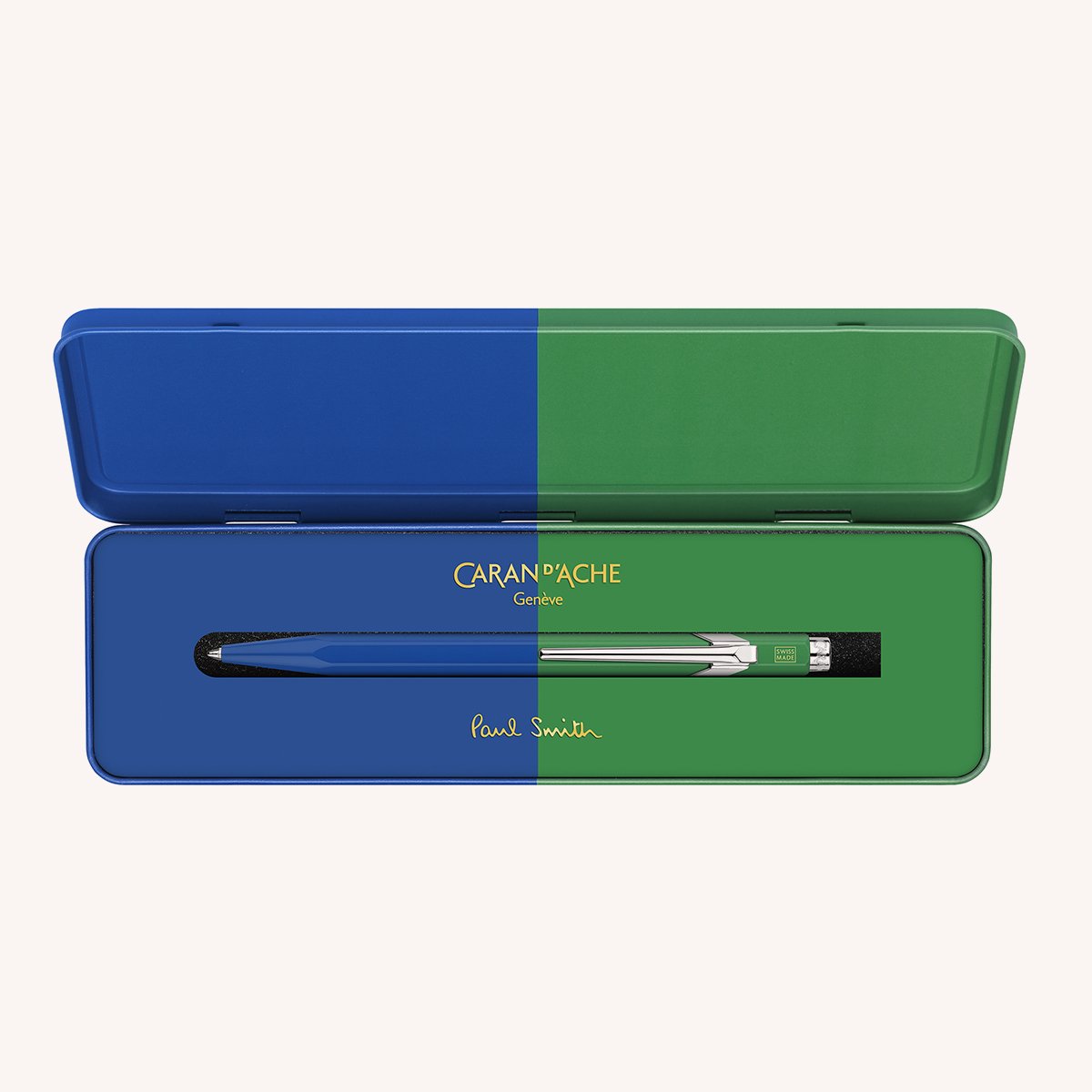 stylo-bille-849-paul-smith-bicolore-caran-dache-papeterie-crayon-momentum-design-store-lille-Cobalt-Emerald_box-o.jpg
