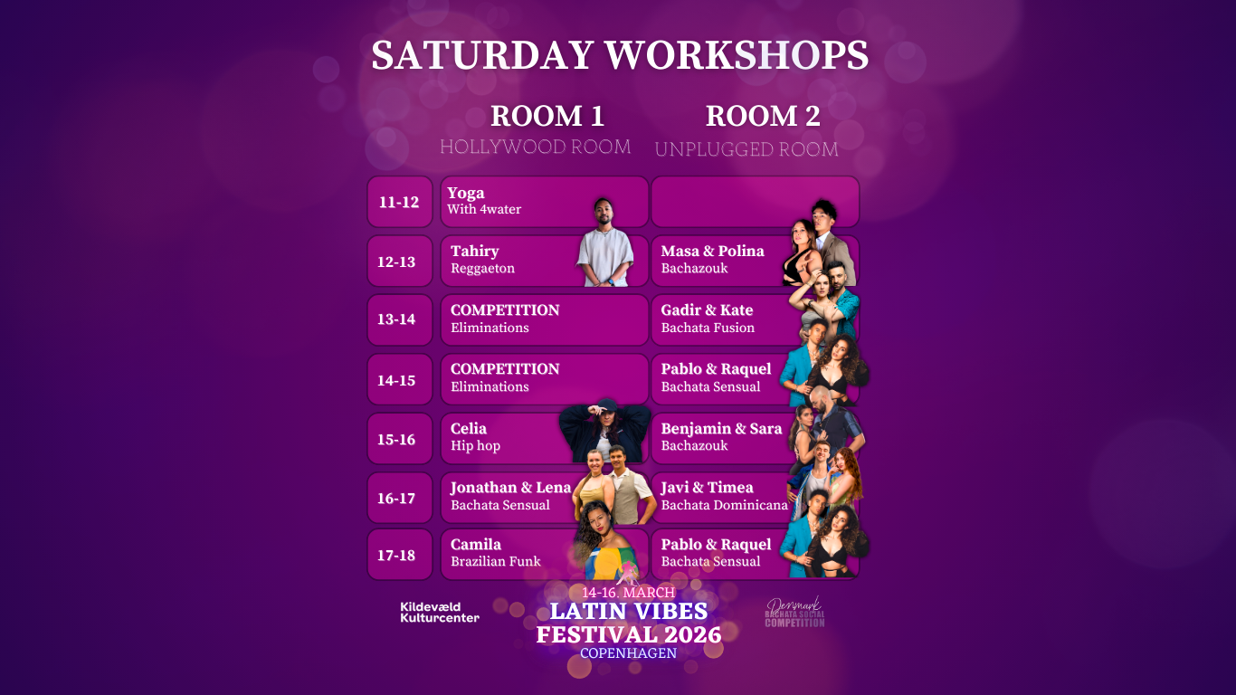 Pattern of pink, purple, and lavender running figures