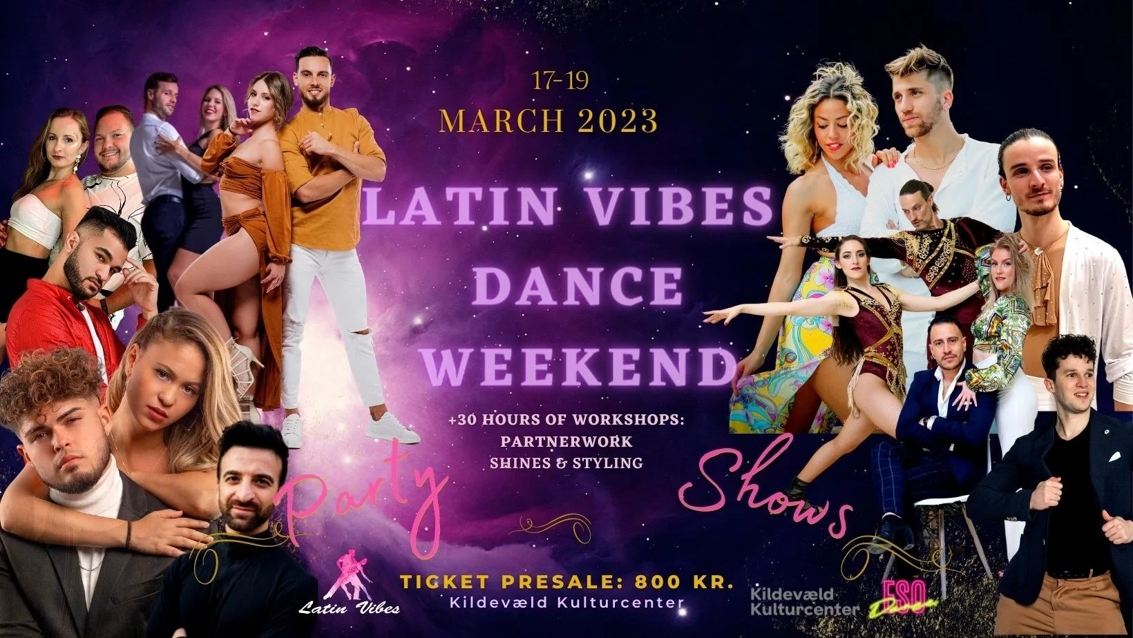 latin vibes dance weekend -Salsa and bachata festival copenhagen kildevæld kultur center