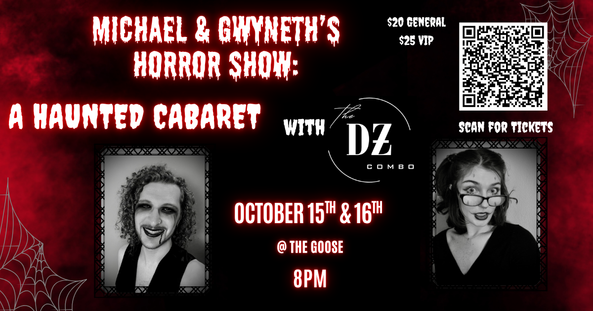 Michael &amp; Gwyneth’s Horror Show: A Haunted Cabaret (DBQPride Fundraiser night!)