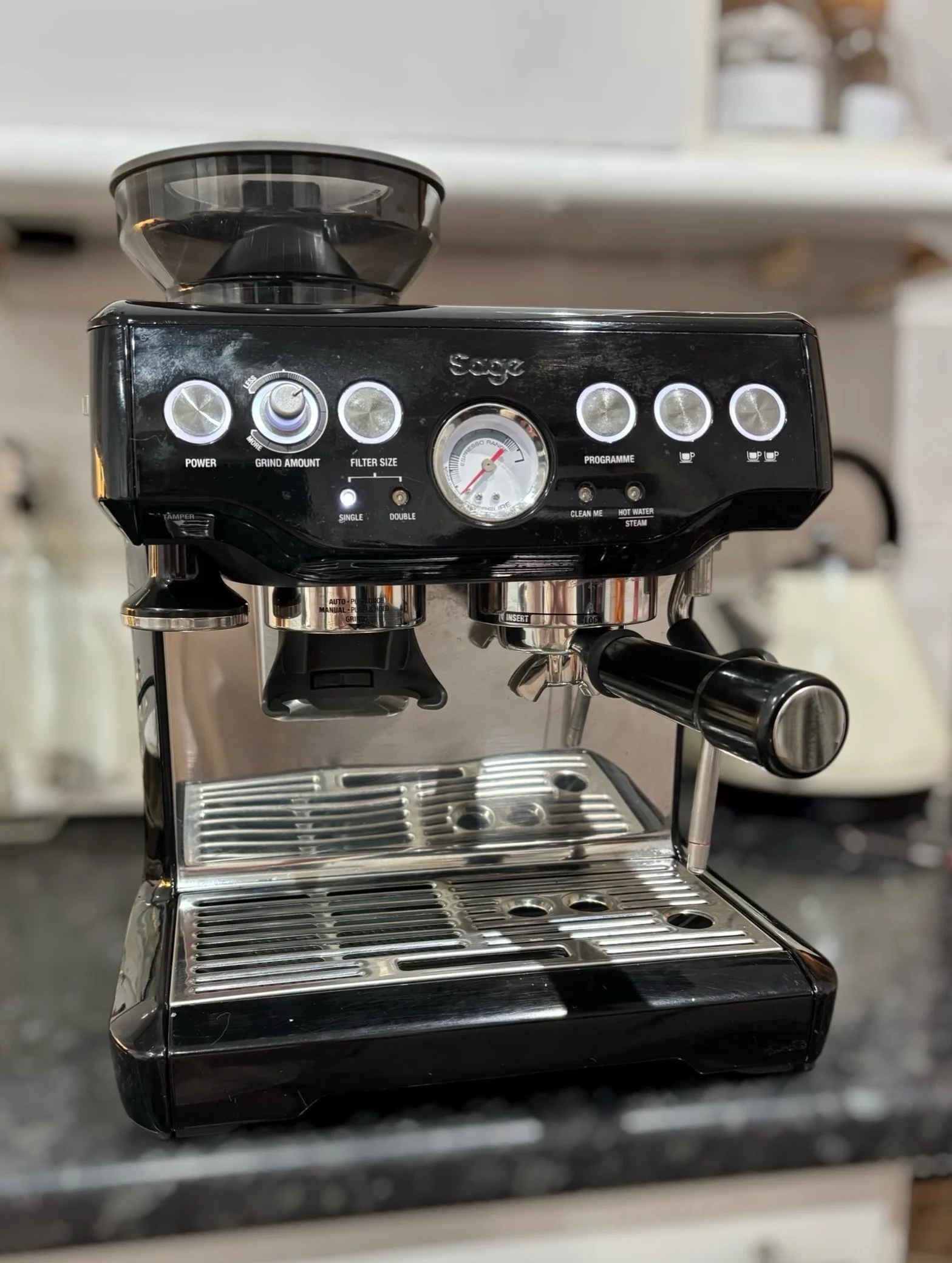 ☕️ Another repair completed!

This Sage Barista Express came into our workshop with no water being dispensed, meaning no coffee&hellip; After stripping the machine down, we found a blockage in the boiler. A replacement valve was all it needed to get 