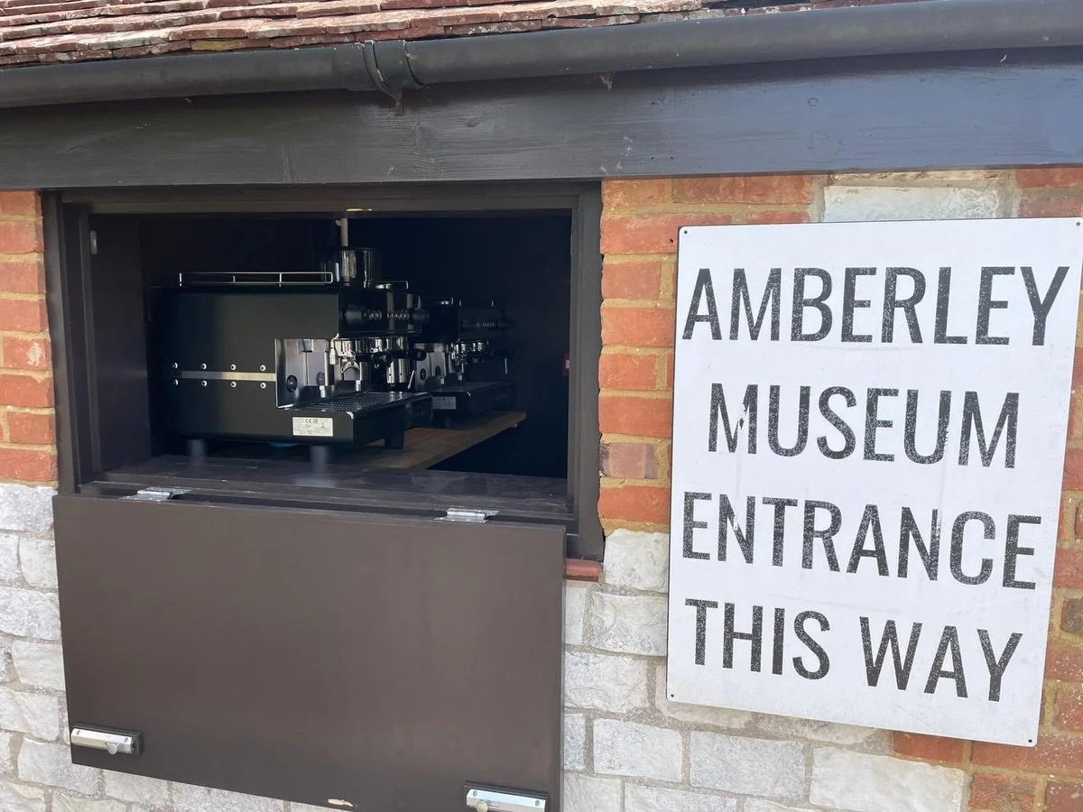 Another coffee machine rental out the door! ☕🤘🏼

This time we&rsquo;ve supplied two 2-group espresso machines &amp; a grinder to the newly renovated cafe at Amberley Museum.

The cafe has been created inside the old ticket office &amp; it&rsquo;s f