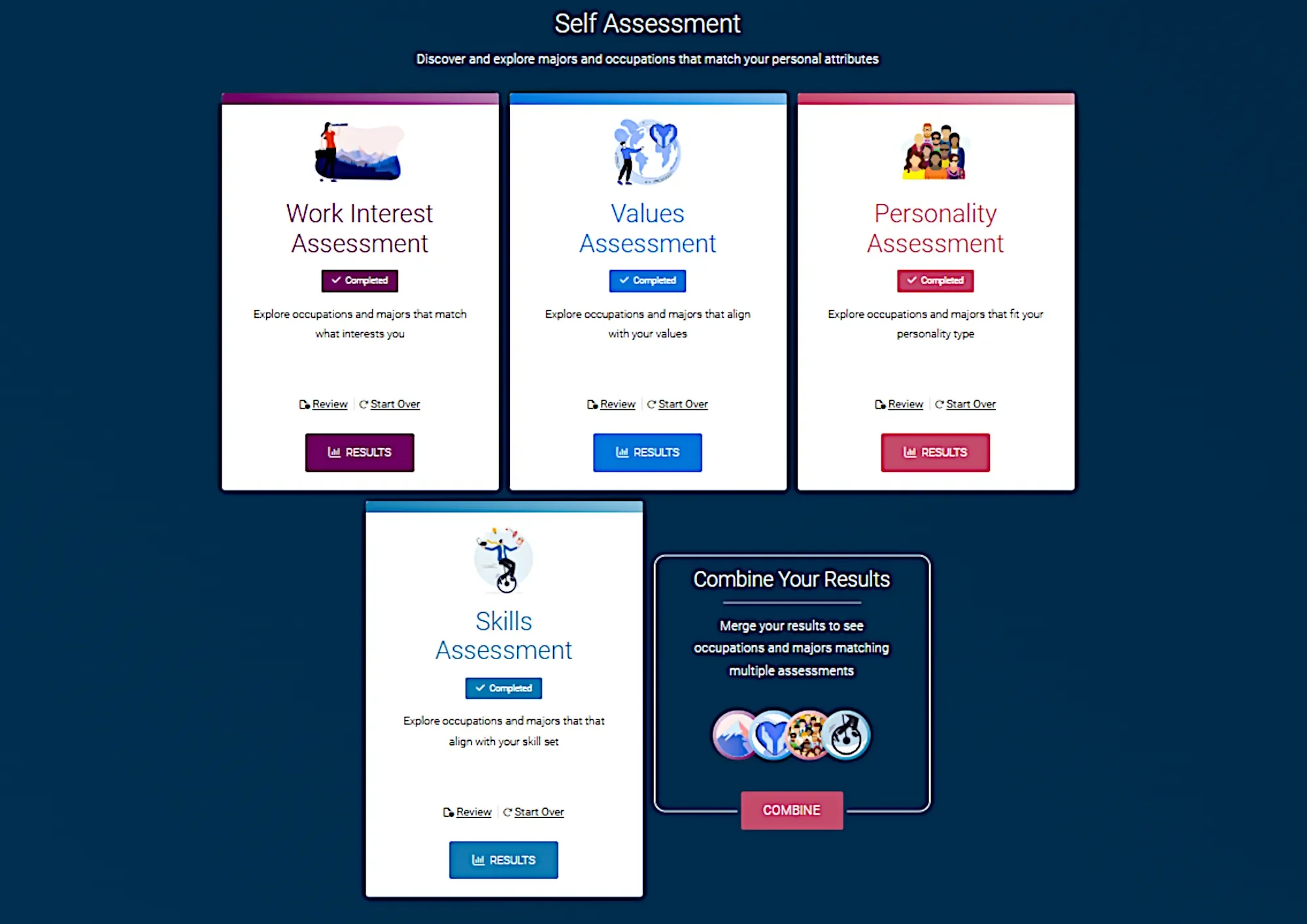 EXPLORE CAREERS AND   COLLEGE MAJORS SYSTEM or TRADES