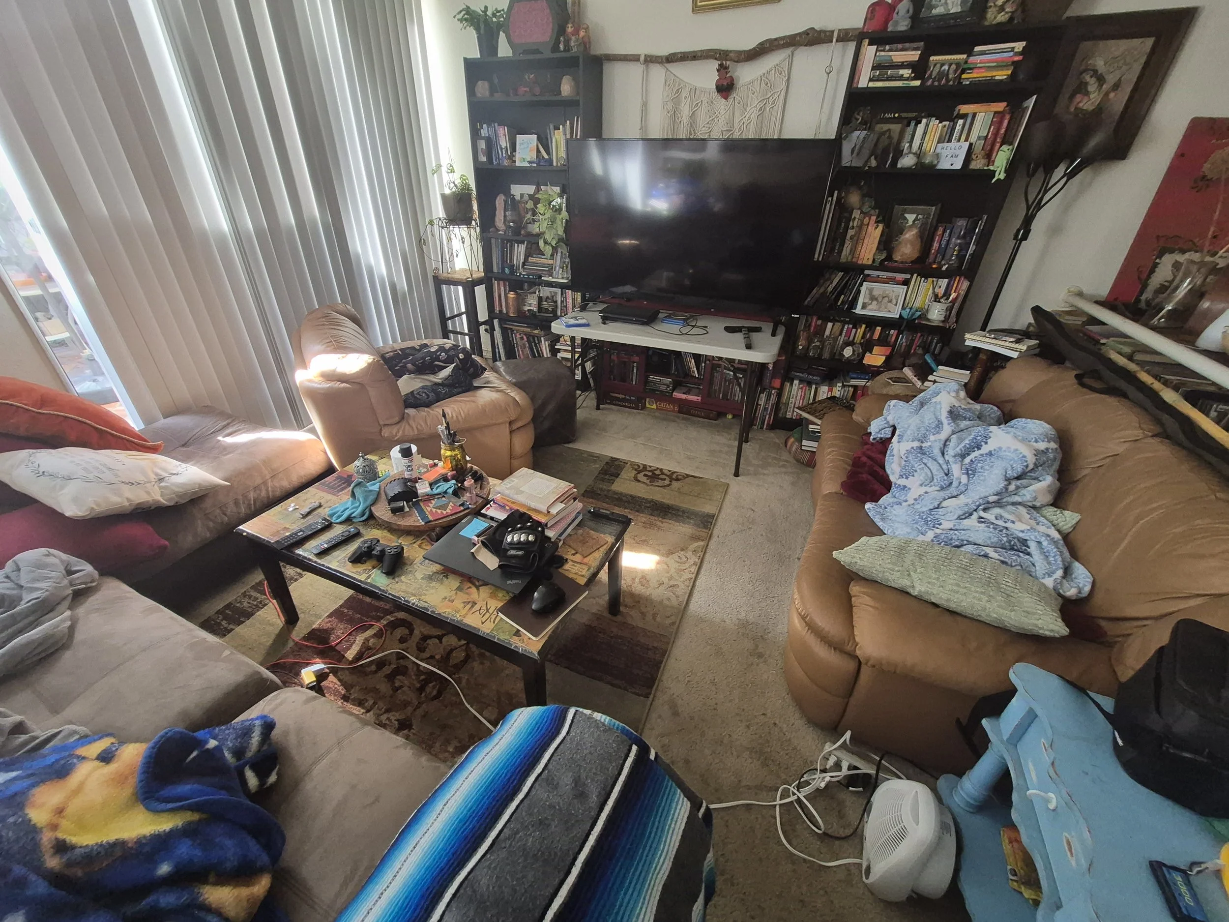 Before - a multi use space not used to the best of it's ability