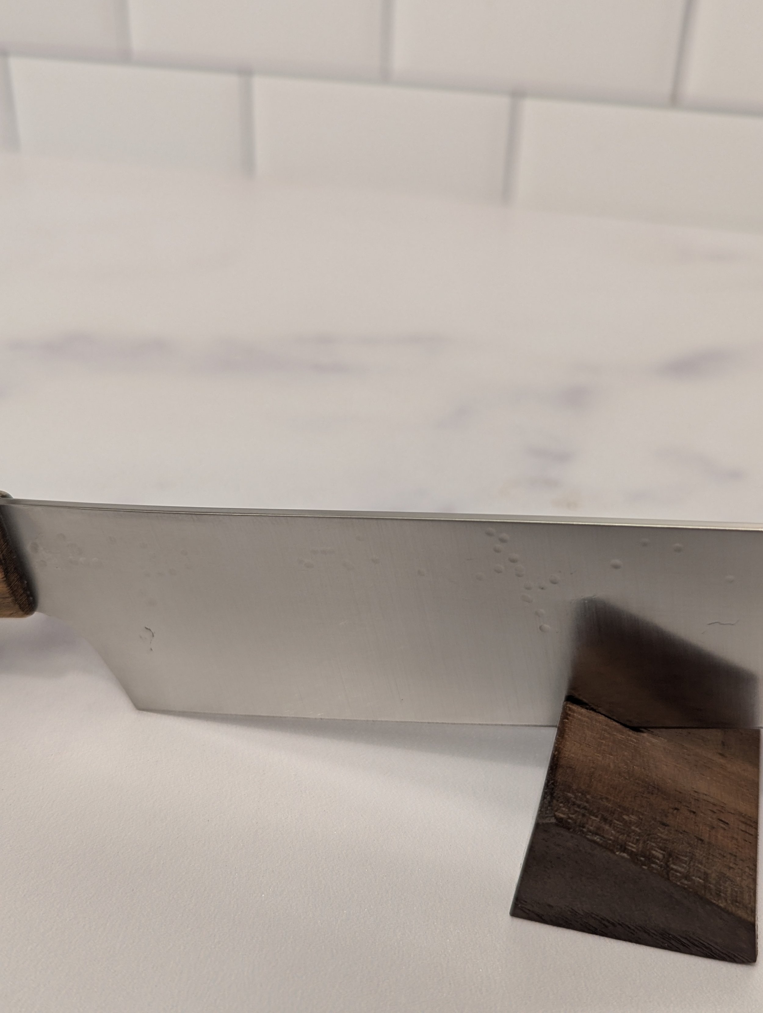 surface marks from forging and straightening