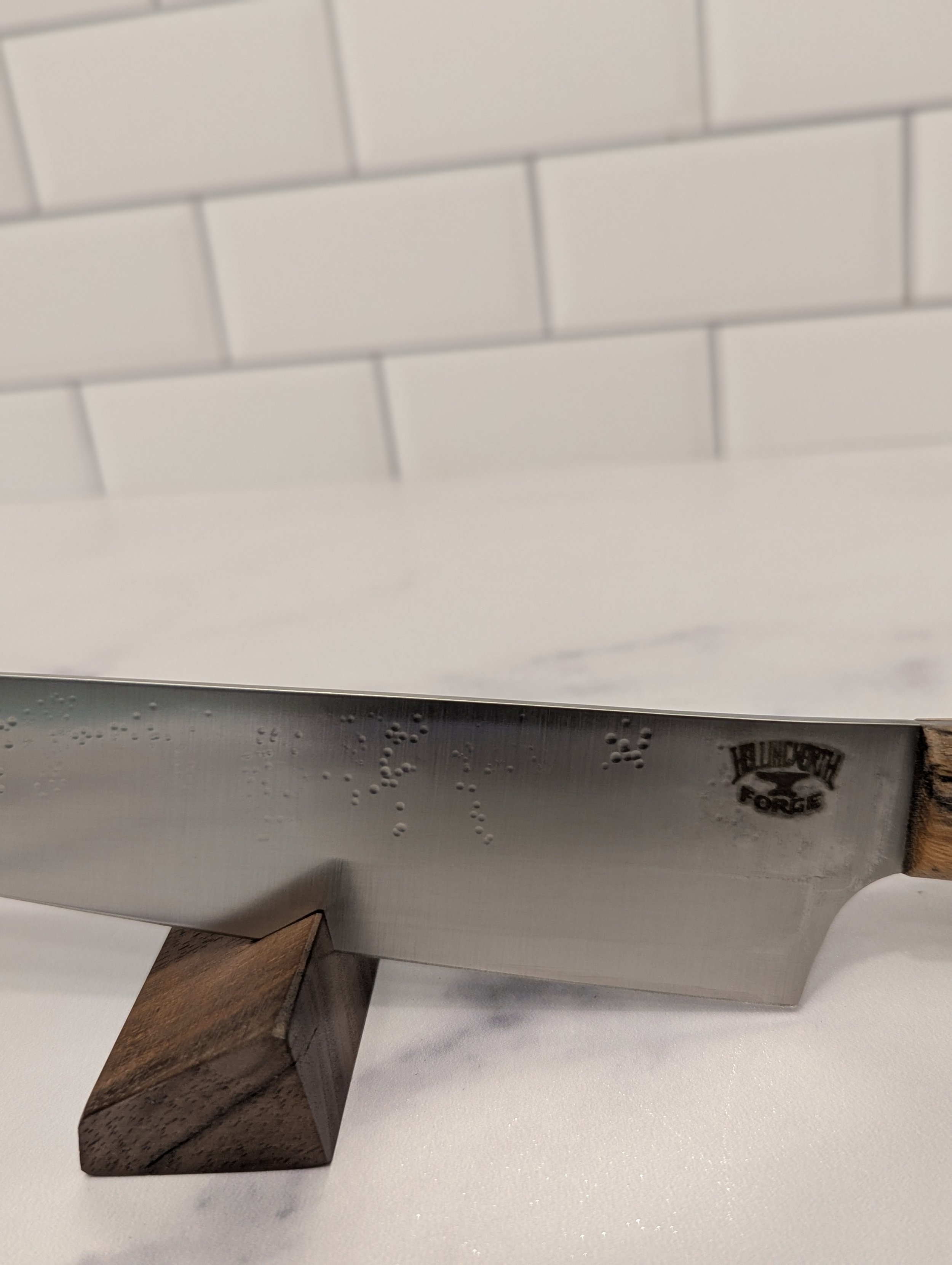 surface marks from forging and straightening