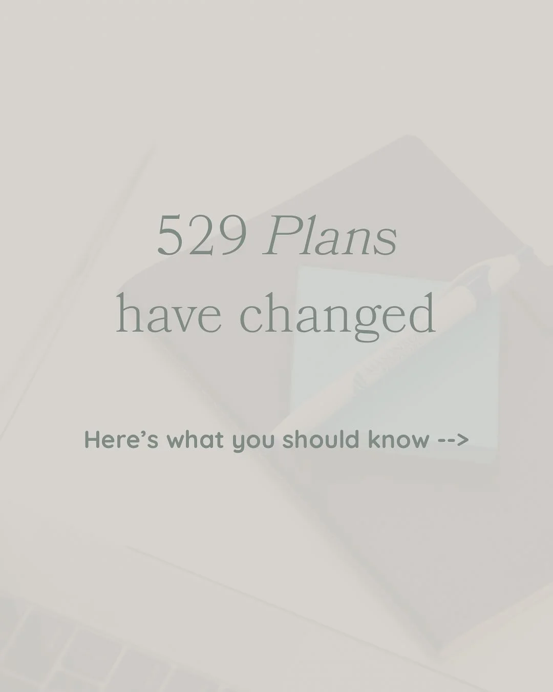 With the passing of the &ldquo;One, Big, Beautiful Bill&rdquo;, here are some key changes that were made to 529 plans! 🎓
__
Quick note: 529 Plans are tax-efficient investment accounts earmarked for educational expenses 📚
__
Send this to a new paren