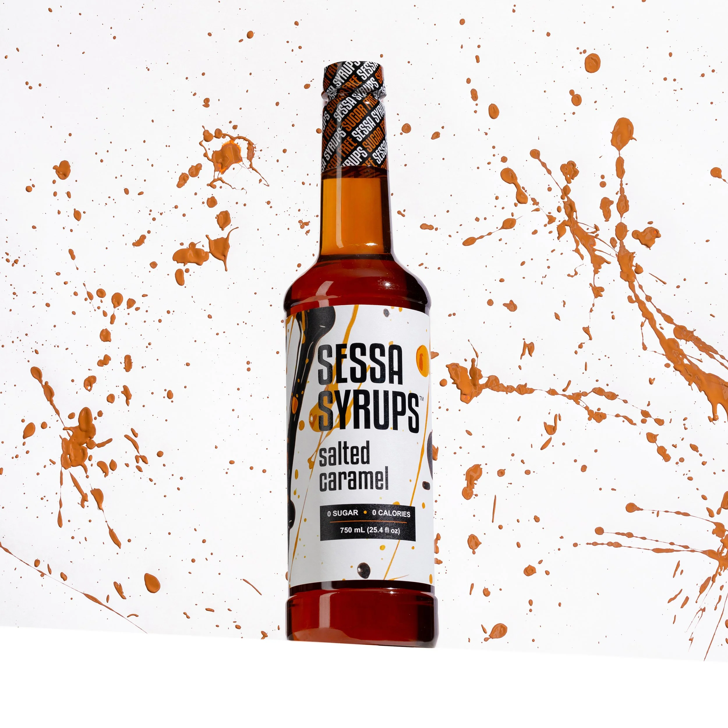 Sessa Syrups Sugar Free Salted Caramel Syrup - 25.4 Fl Oz