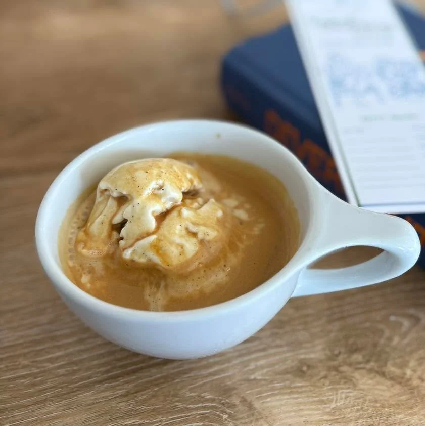 Coffee + ice cream = pure magic. ✨

Meet the affogato&mdash;a scoop of creamy vanilla ice cream drowned (hence the name)  in a shot of hot espresso. It&rsquo;s the perfect mix of bold and sweet, warm and cold, simple and indulgent. You can sip on thi