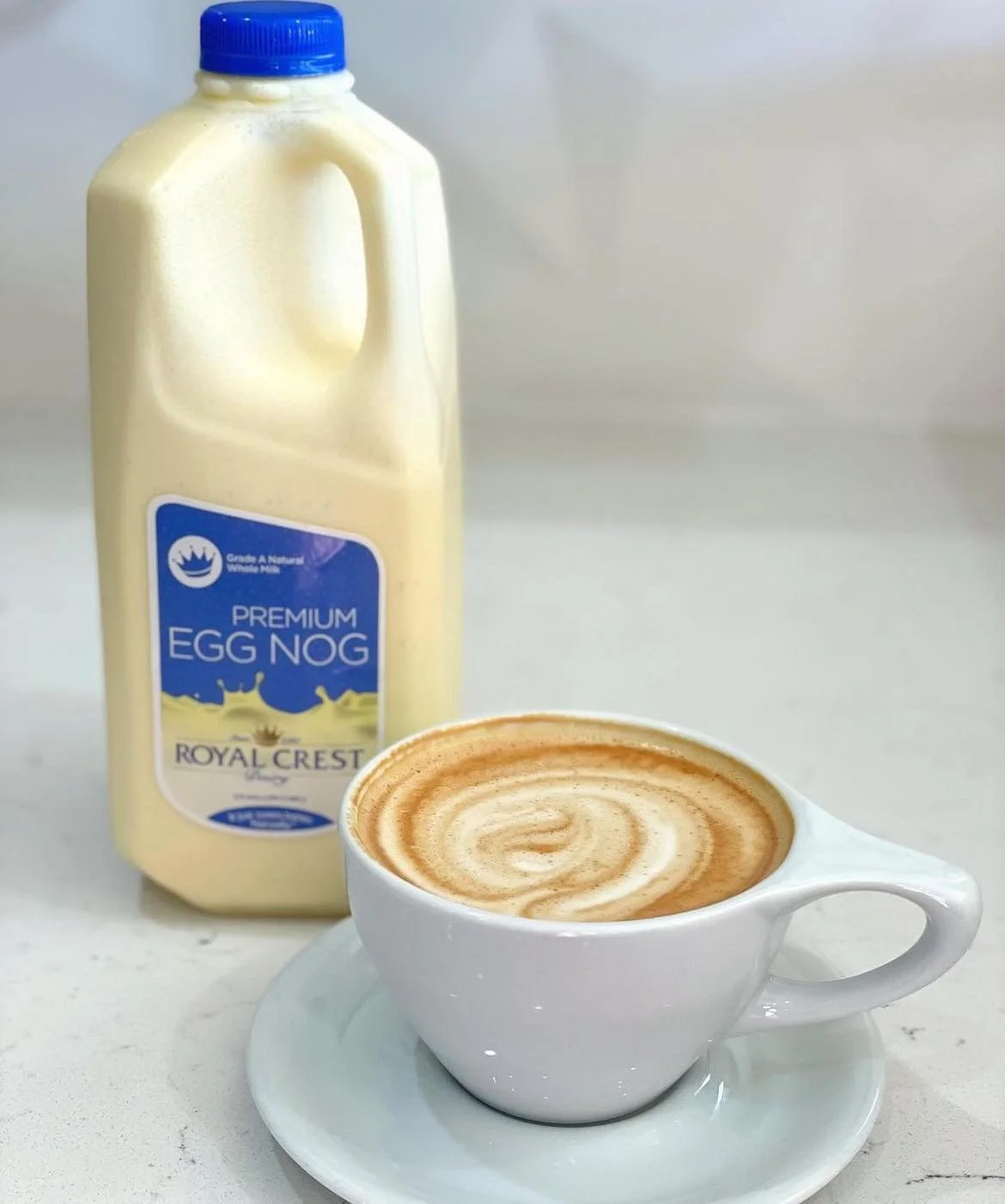 Eggnog lovers - it's your time to shine. Our eggnog latte is BACK for the season.

Did you know we make it with real eggnog? It's absolutely delicious. ✨