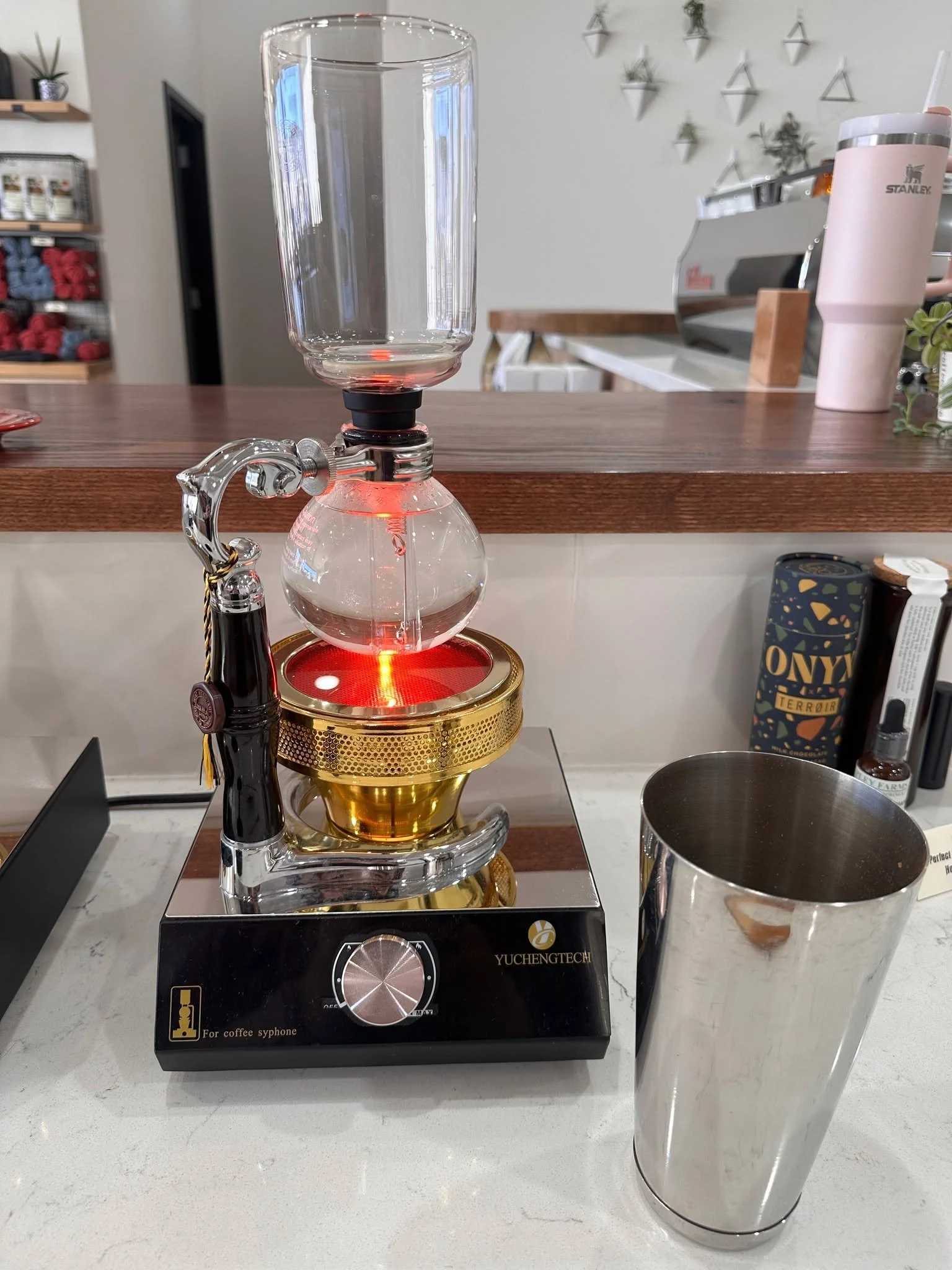 Not your average cup of coffee.

The siphon doing its thing. Heat, time, and a little patience turning into something smooth, clean, and ridiculously good.

Part science experiment, part ritual. Fully worth it.

Have you tried it yet?