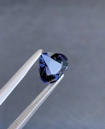 Certified 2.14 Carat Natural Blue Spinel (Heart Cut)