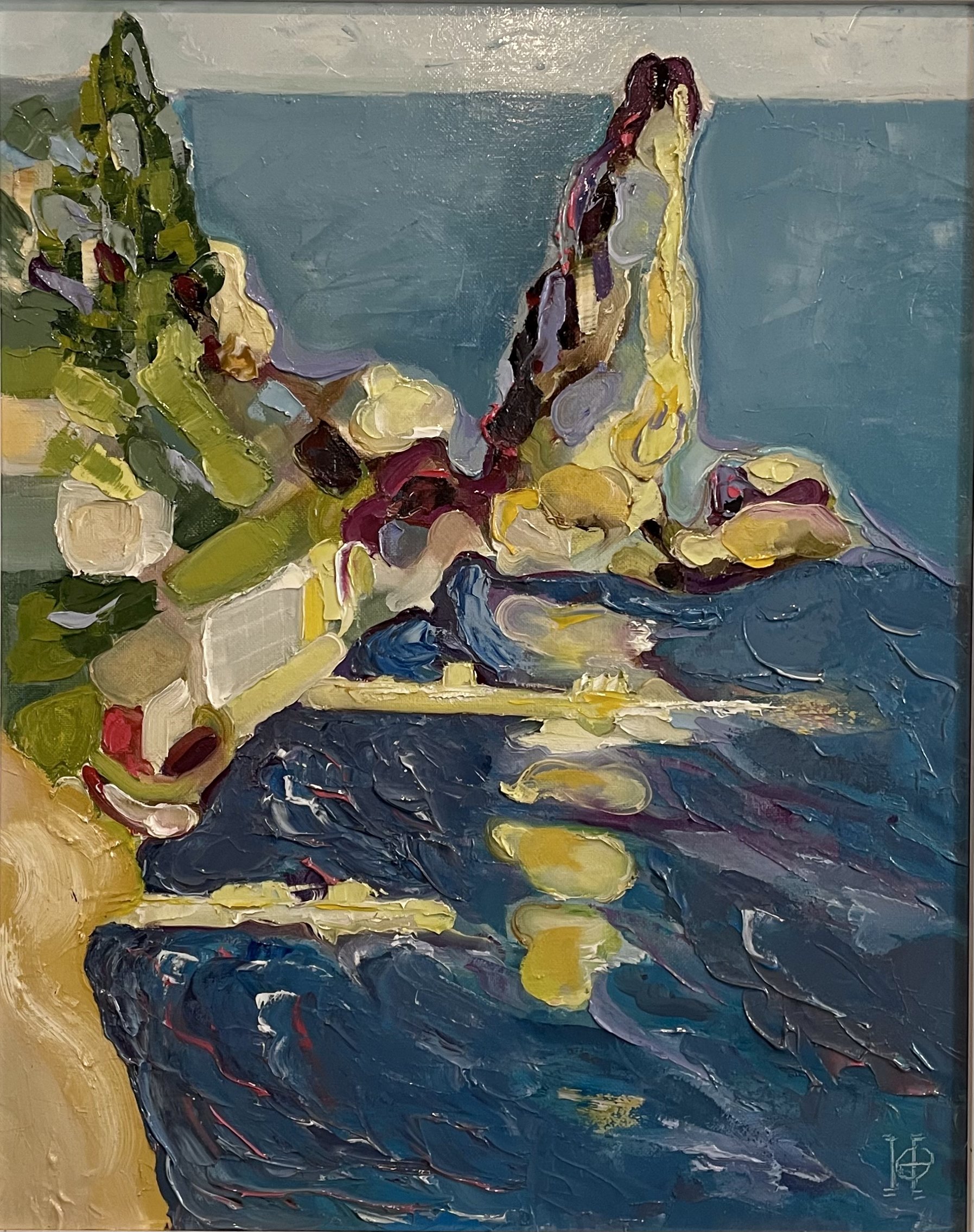 16"x20" "Gurzuf Pier"