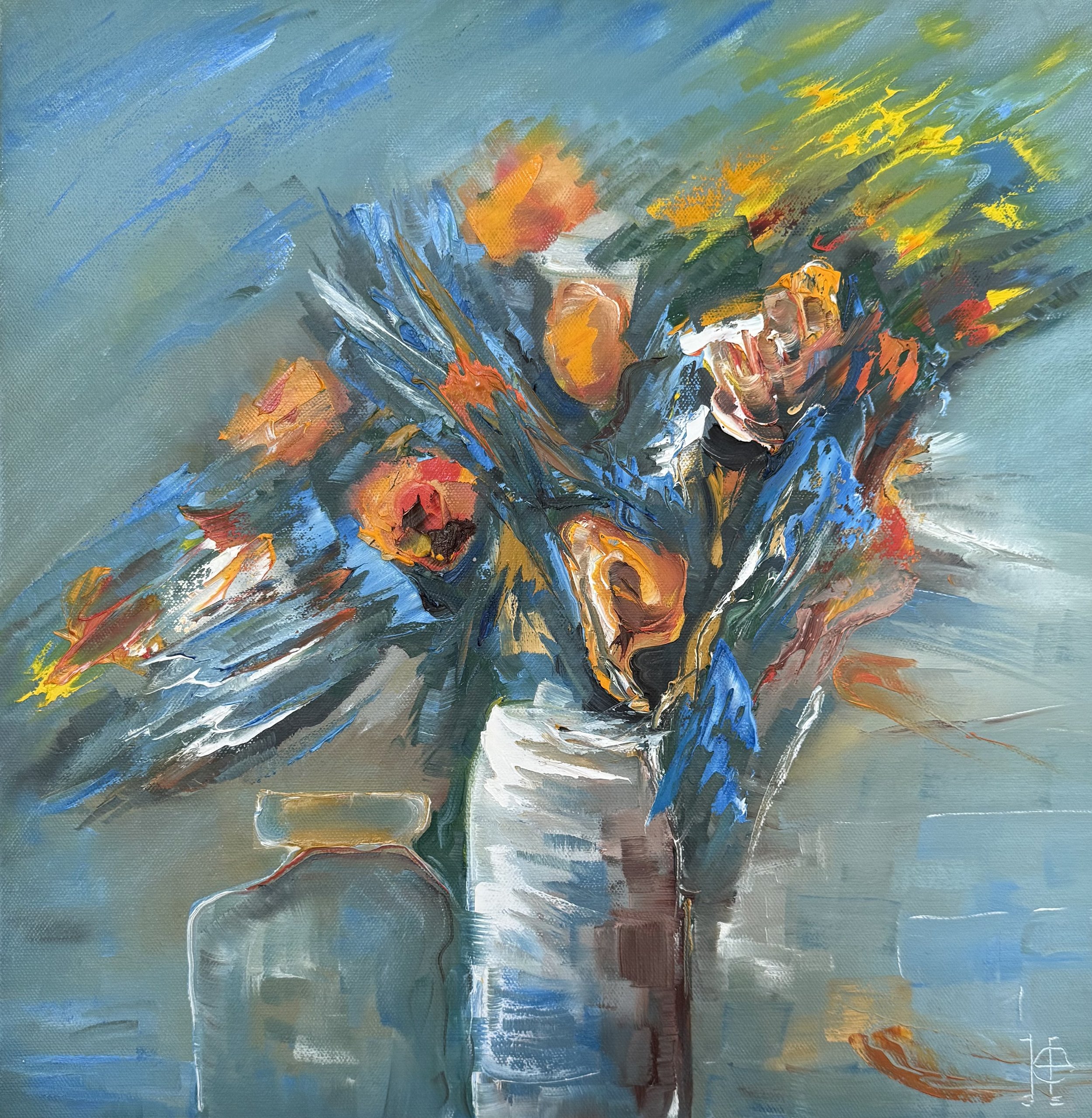 16"x16" "Autumn whim"