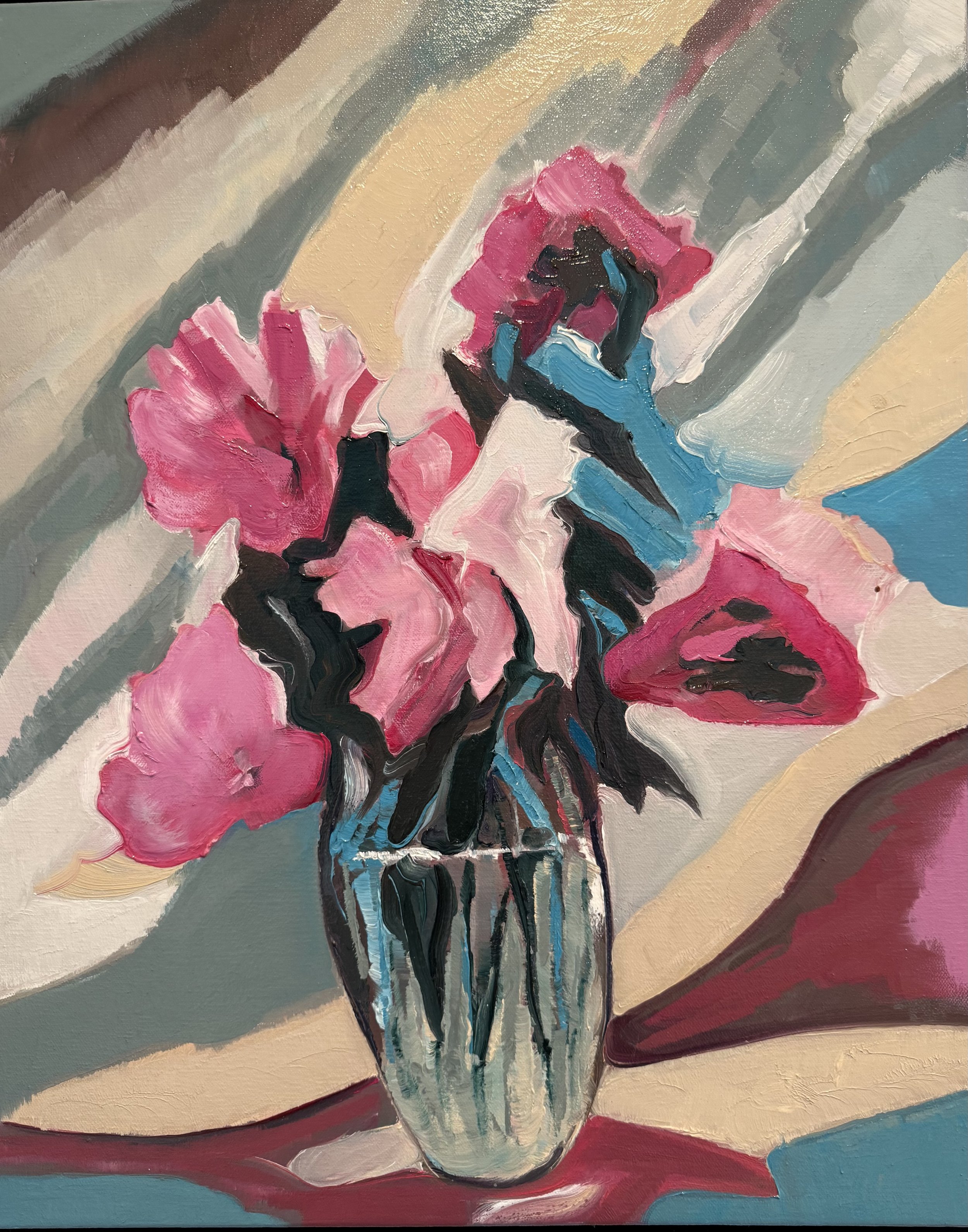 16"x20" "Peonies"