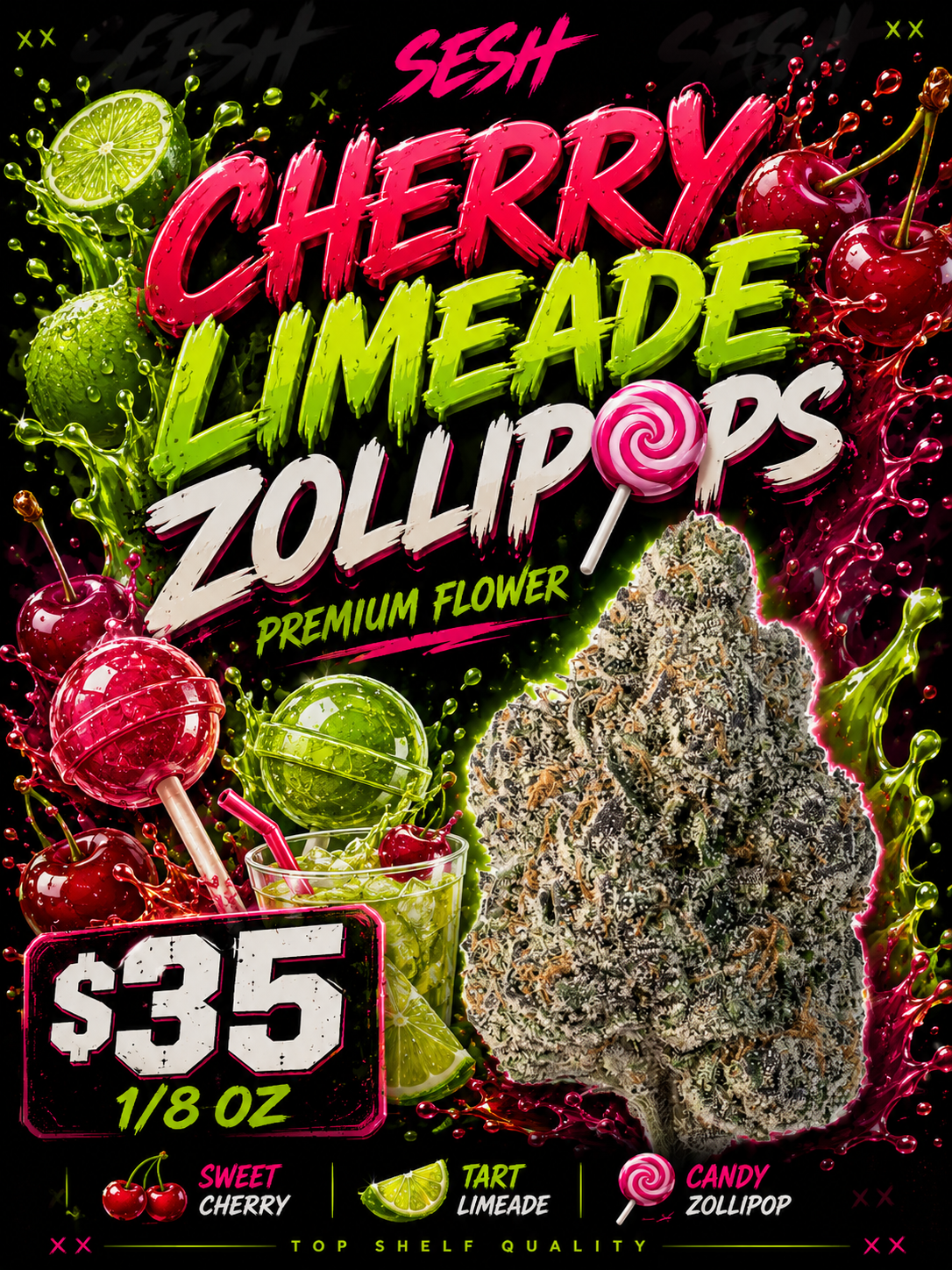 Cherry Limeade Zollipops