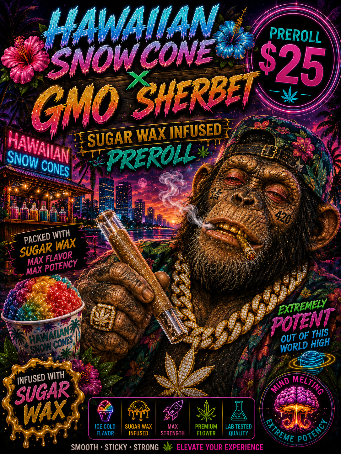 HSC x GMO Sherbet Infused Pre-Roll