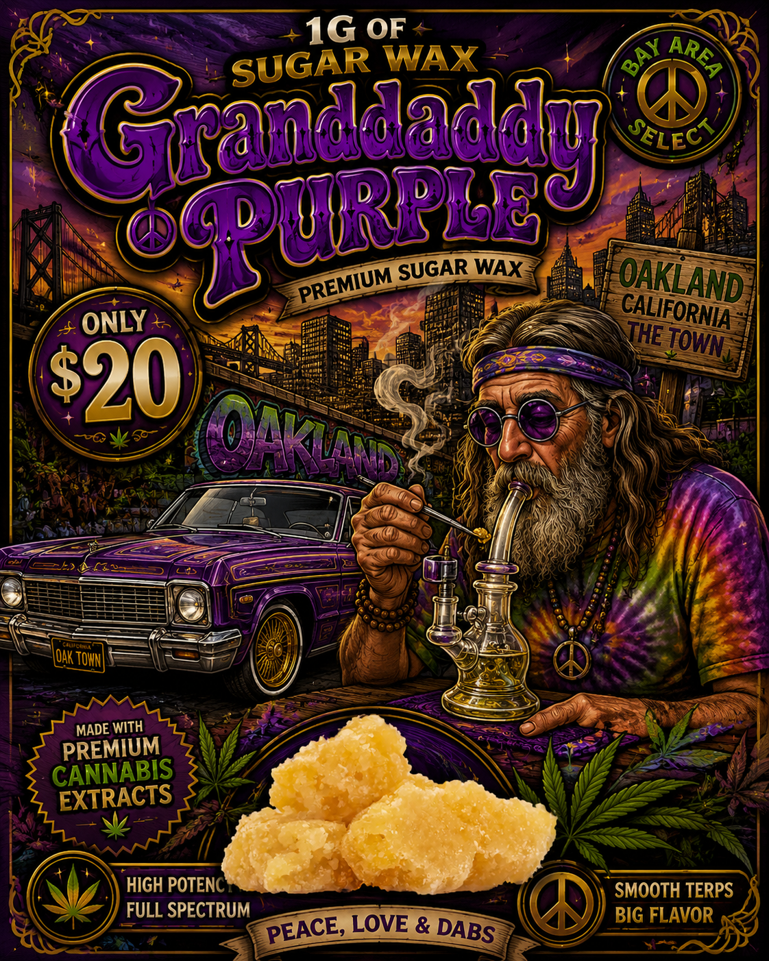 Granddaddy Purple Sugar Wax 1G