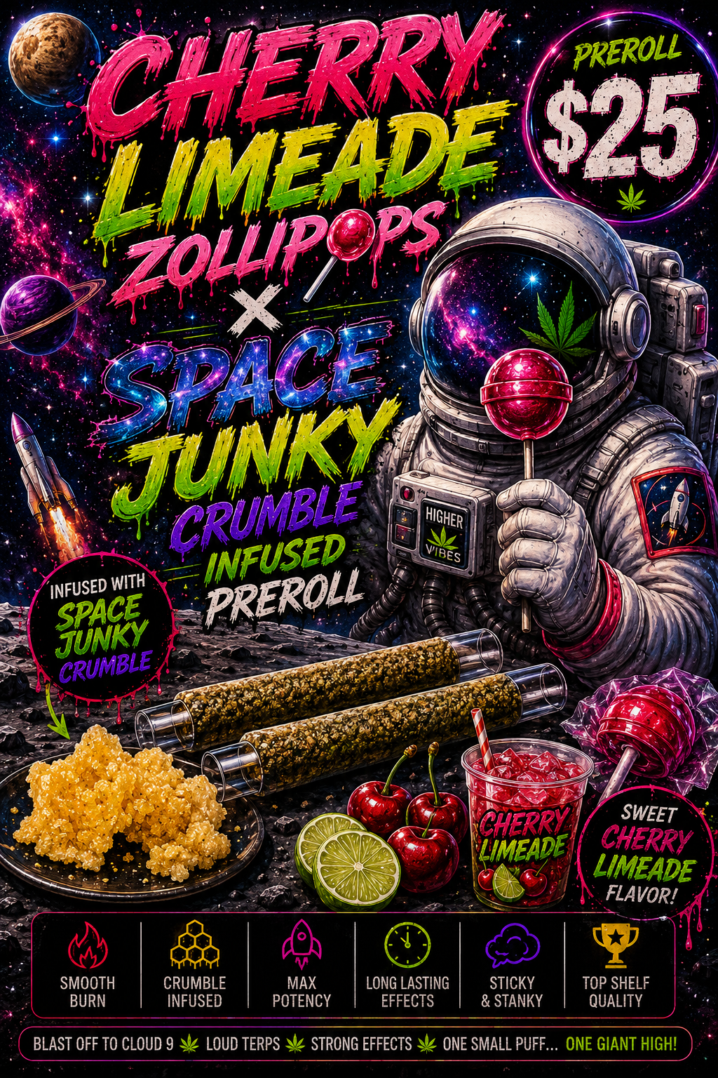 CLZ x Space Junky Crumble Infused Pre-Roll
