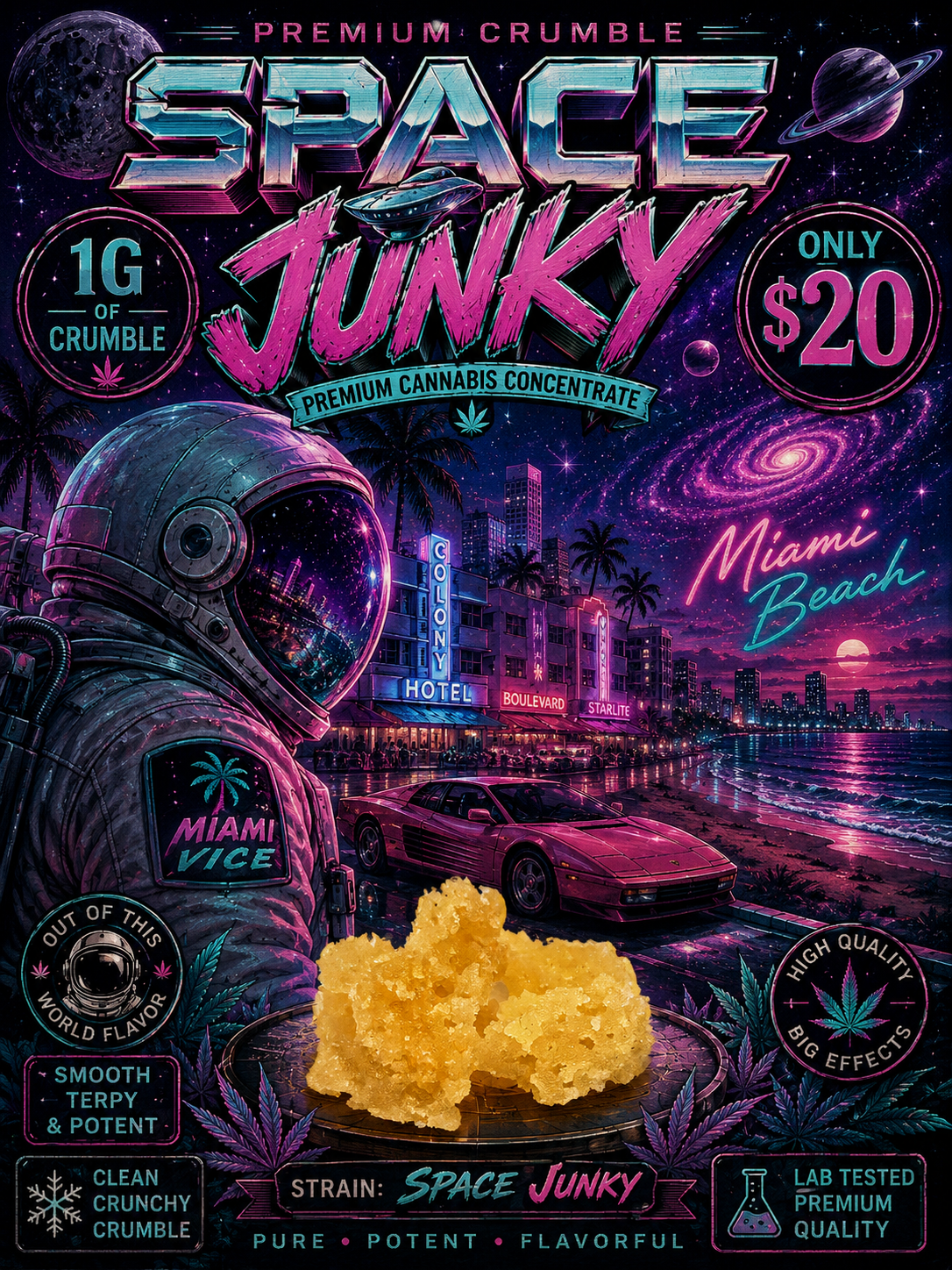 SPACE JUNKY CRUMBLE 1G