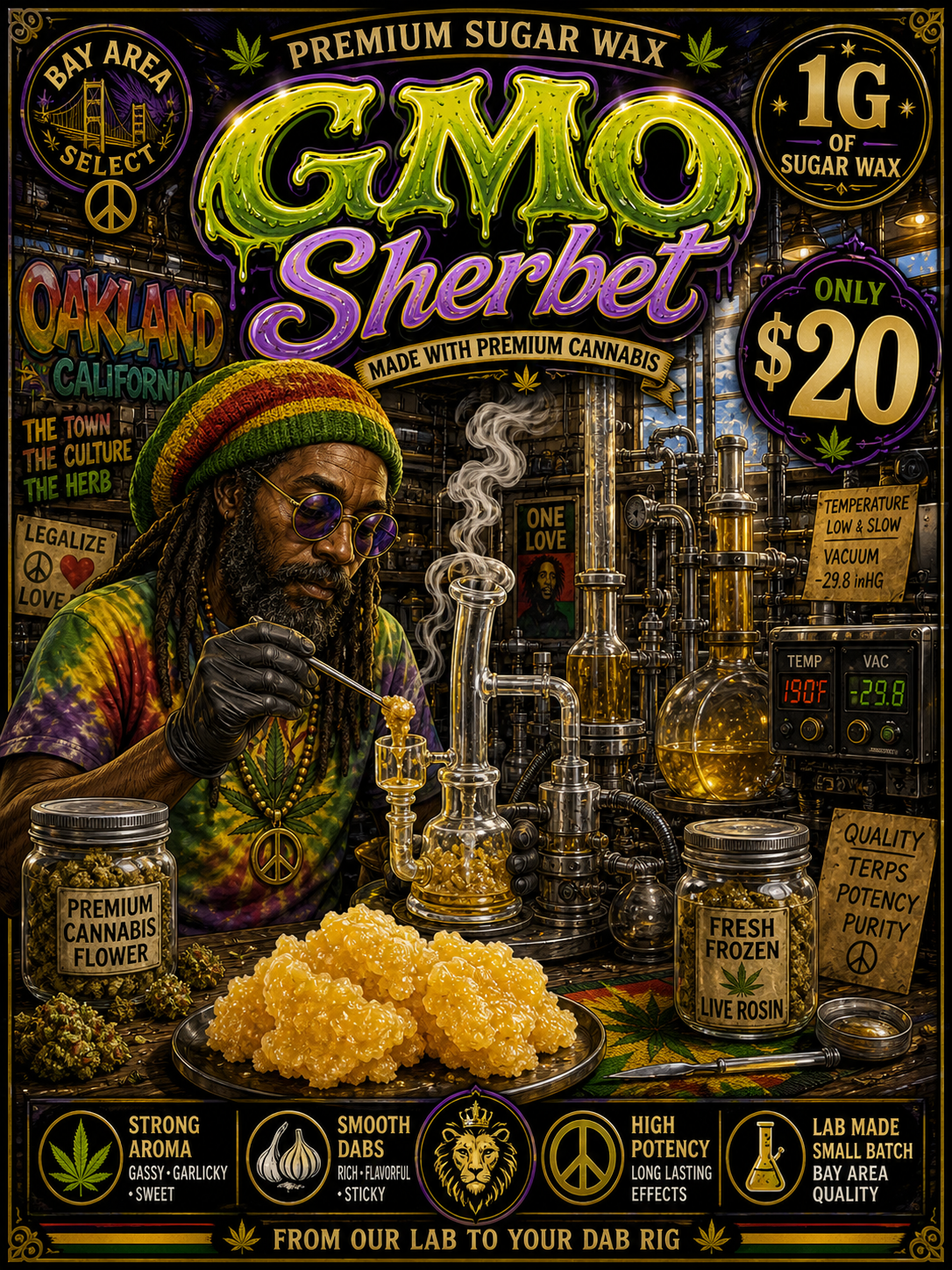 GMO SHERBET SUGAR WAX 1G