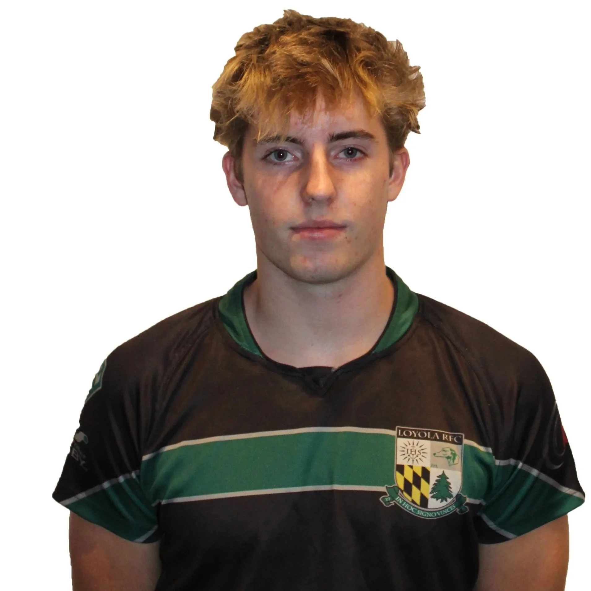 Person wearing a sports jersey with crossed arms