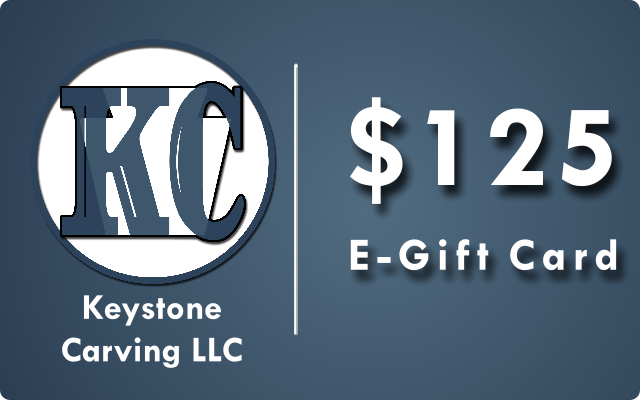 125 dollar Keystone Carving e gift card for quilters and sewers.