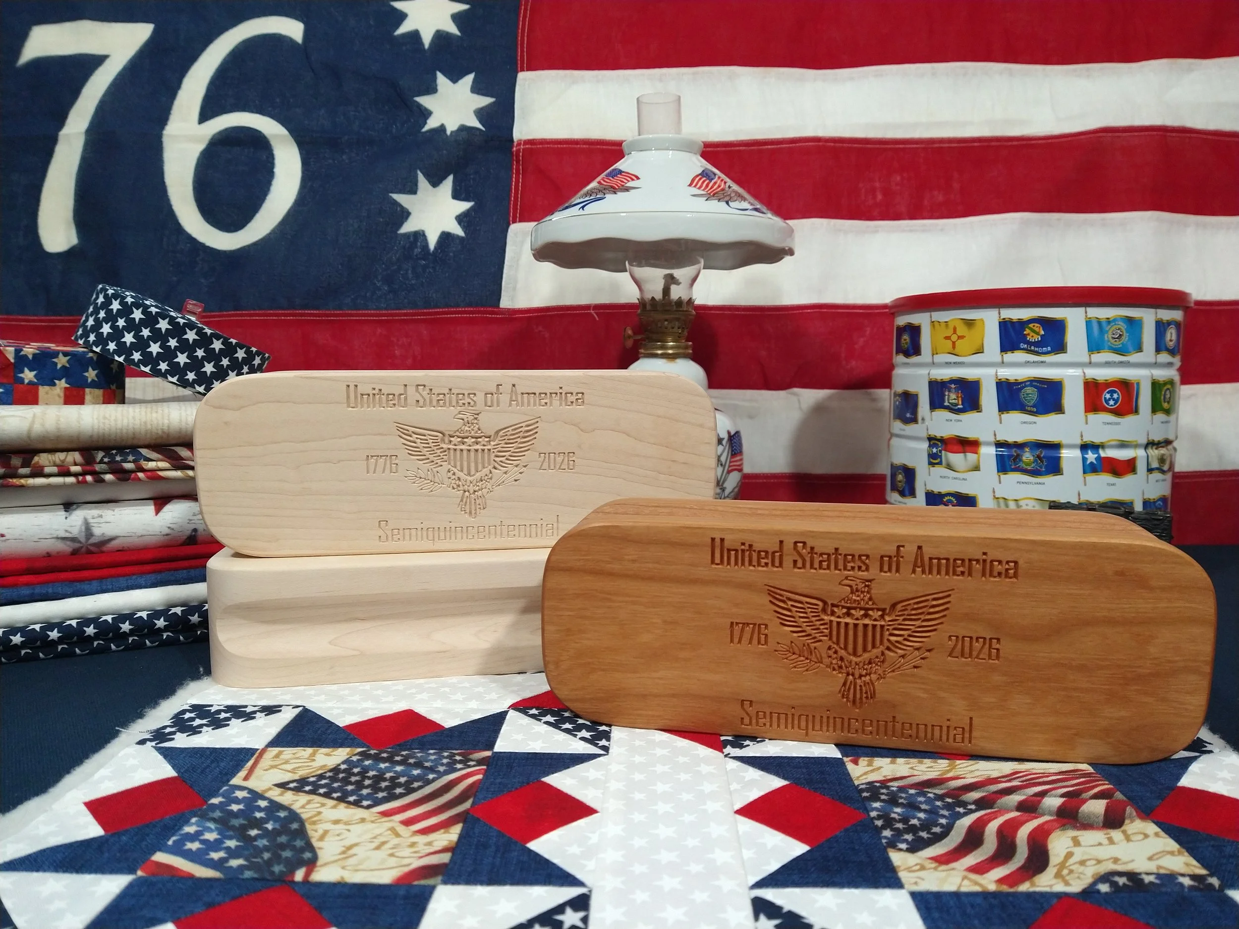 USA 250th Anniversary Quilters Clapper - Semiquincentennial 1776 - 2026 Limited Edition