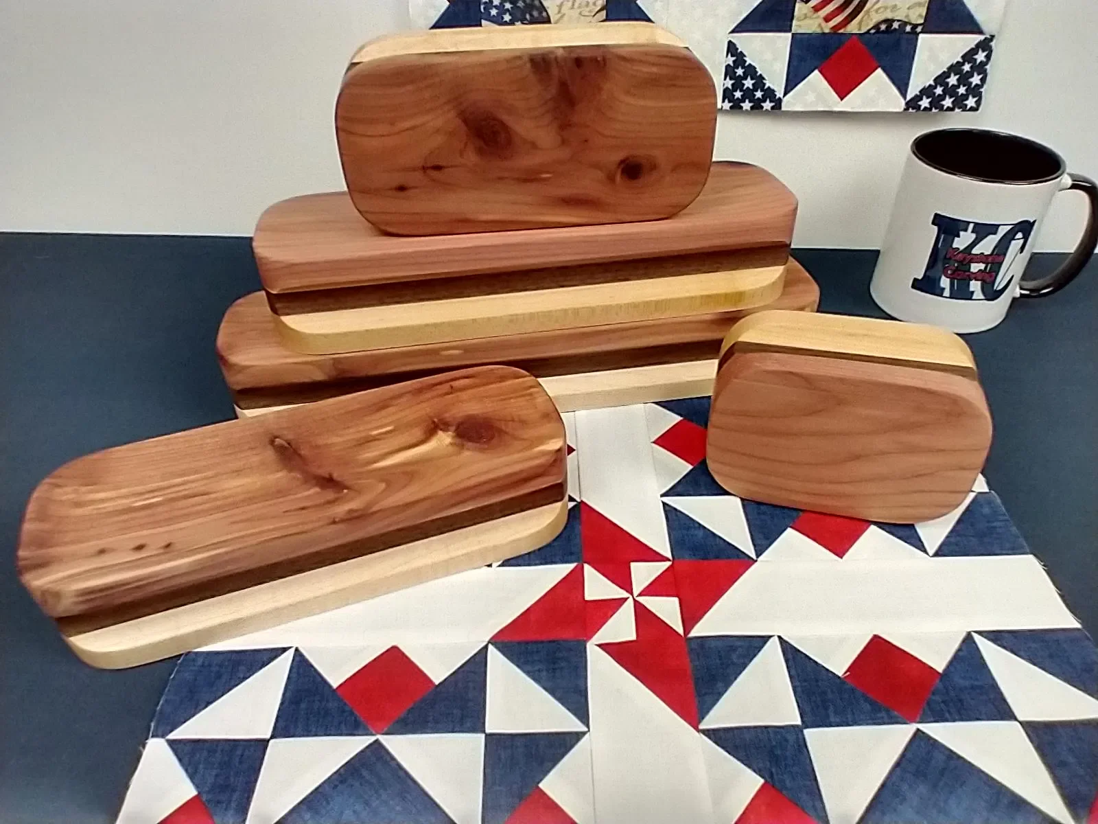 Image showing a display of quilters in demonstration of Do quilters Clappers work