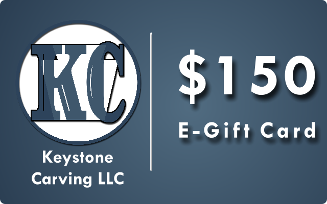 150 dollar Keystone Carving e gift card for quilters and sewers.