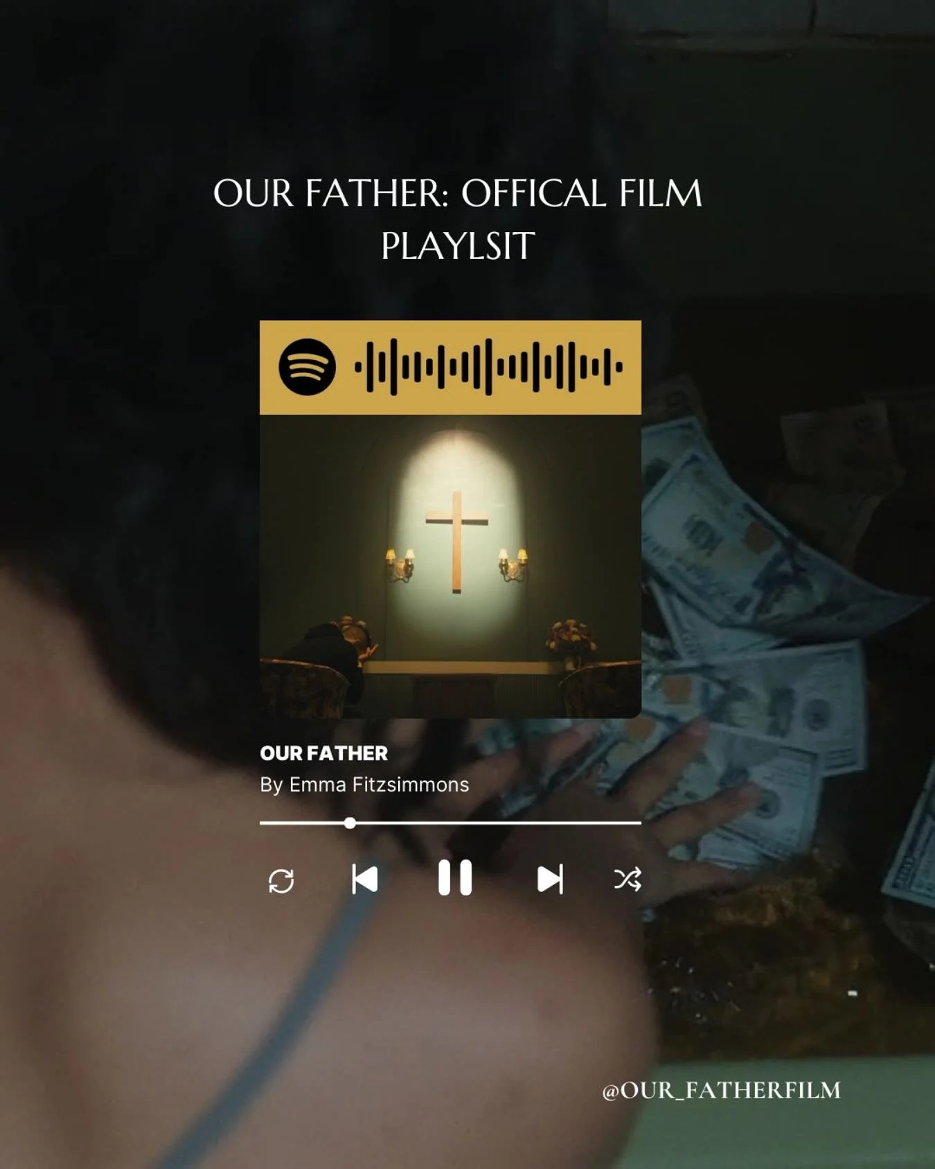 Listen to some of the inspiration behind &ldquo;OUR FATHER&rdquo; and immerse yourself into this gritty, intimate and wounded world. Link is in bio 🌟🌟