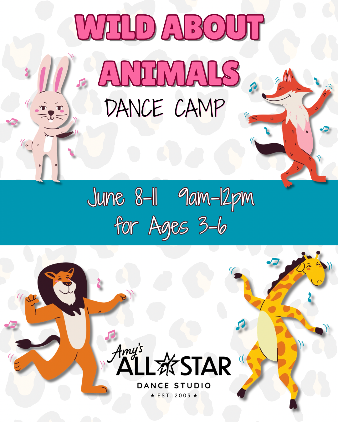 Wild About Animals Dance Camp