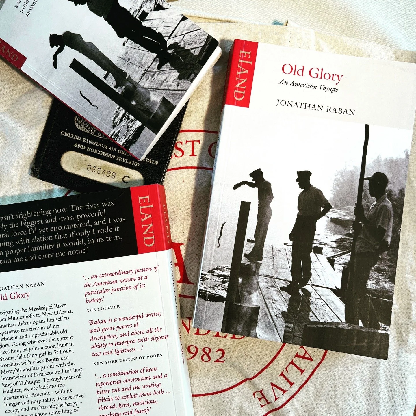No. 3 in Ryan Murdock&rsquo;s Eland Top Five
@ryanmurdock.writer 
 
&lsquo;Old Glory: An American Voyage&rsquo; by Jonathan Raban

&lsquo;After a childhood of river dreams inspired by readings of Huckleberry Finn, Jonathan Raban set out to travel the