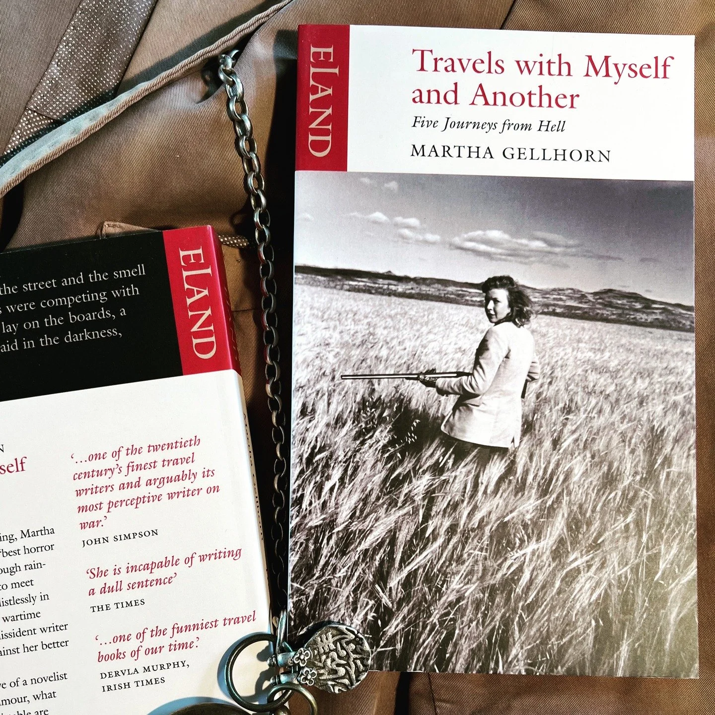 No. 4 in Ryan Murdock&rsquo;s Eland Top Five.
@ryanmurdock.writer 
 
&lsquo;Travels with Myself and Another&rsquo; by Martha Gellhorn

&lsquo;Travels with Myself and Another' covers what Martha Gellhorn described as &ldquo;five journeys through hell&