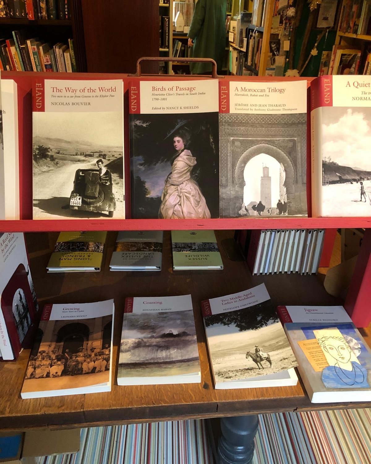 We are hoping it is #booksforchristmas this year! Eland books are well displayed around the country and we were delighted to see these photographs from the much loved MUCH ADO BOOKS in Alfriston &ndash; a long term favourite of ours. If you are anywh
