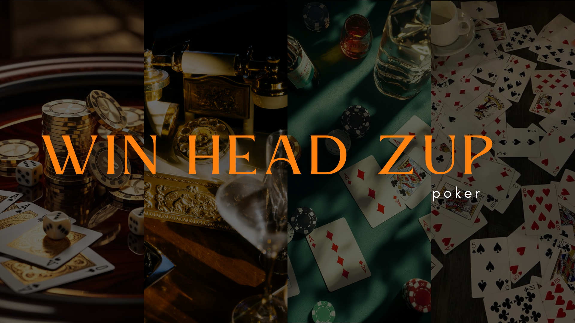 Win Head Zup - Accessoire de poker haut de gamme