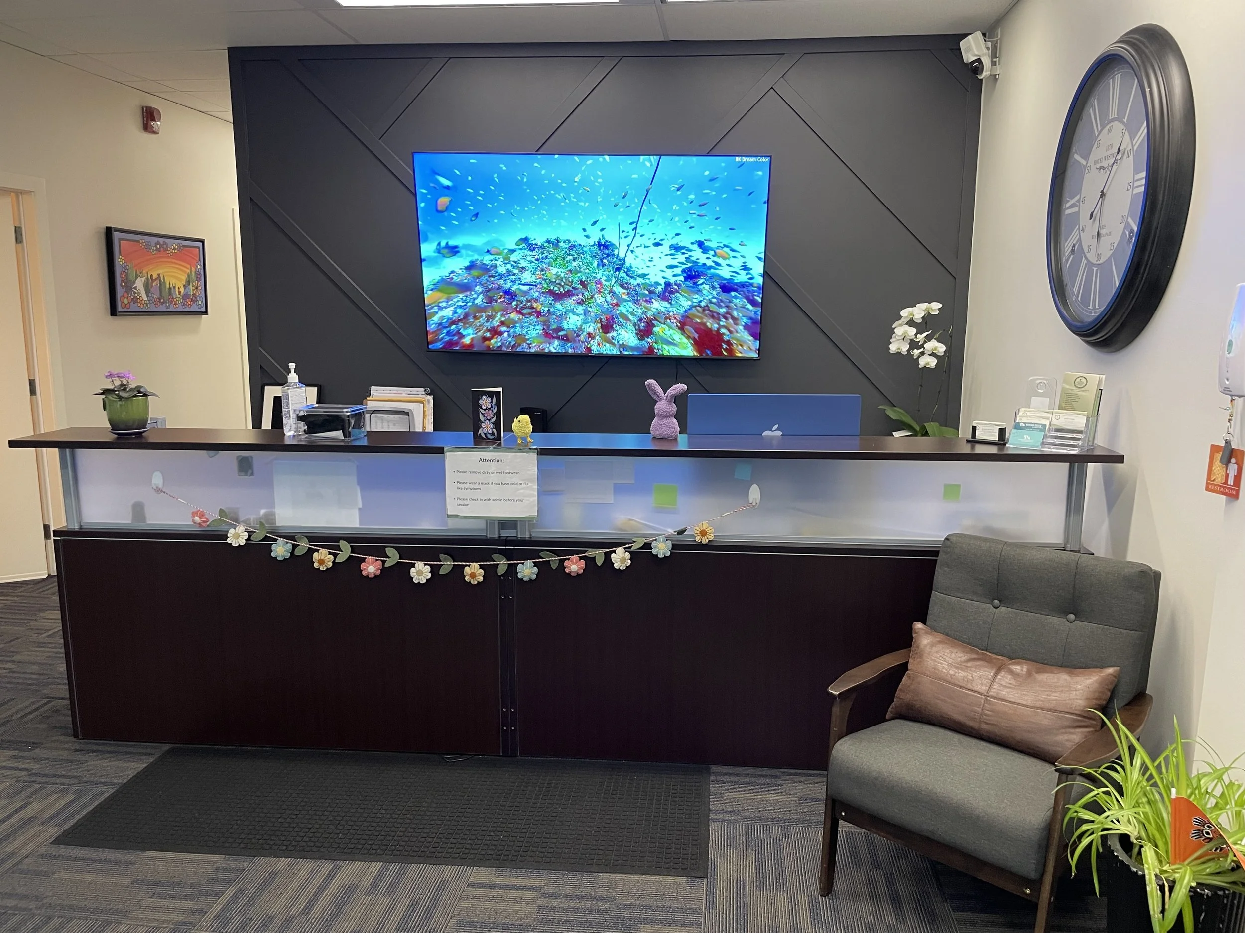 psychology office waiting room