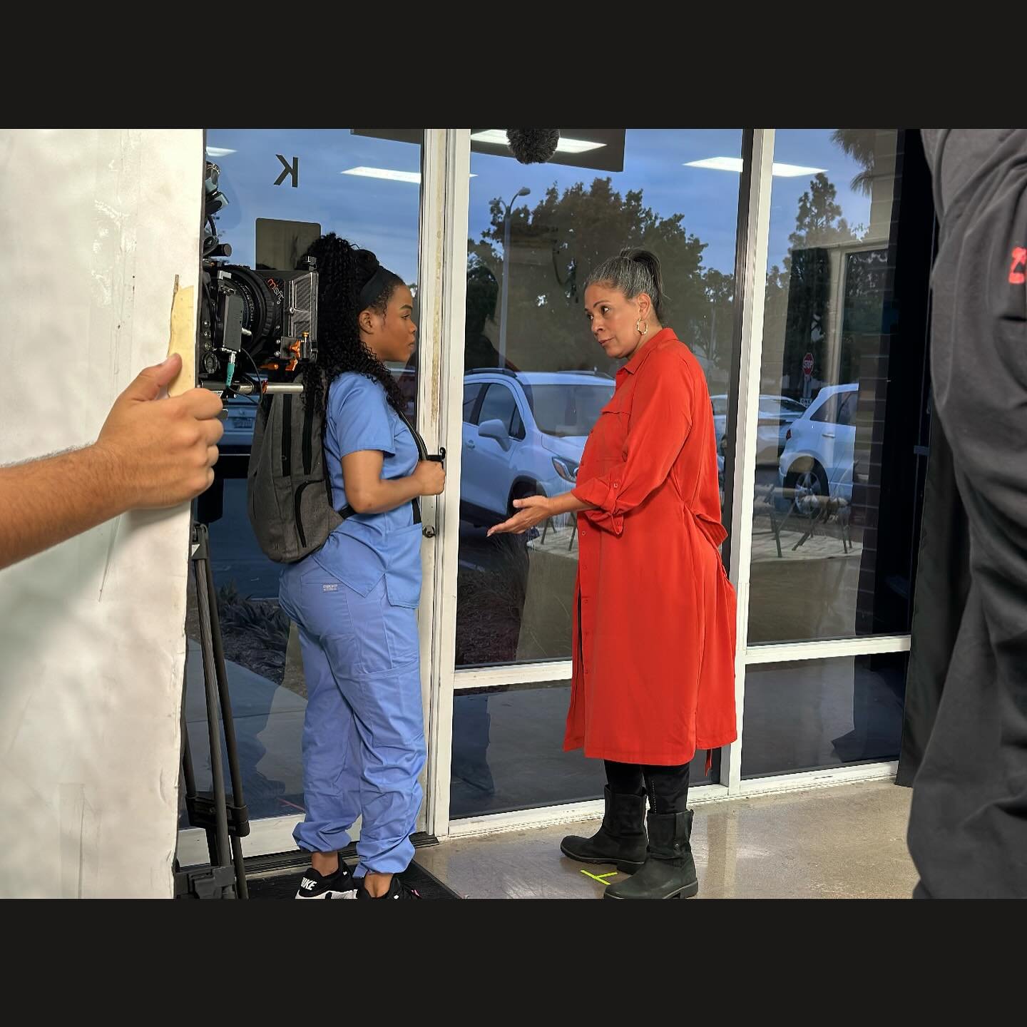 Behind the scenes photos of the group meeting scenes in the film, which the lead character, Candace, attends begrudgingly, but eventually more willingly, through the course of the story. It was very important to the director that every aspect of addi