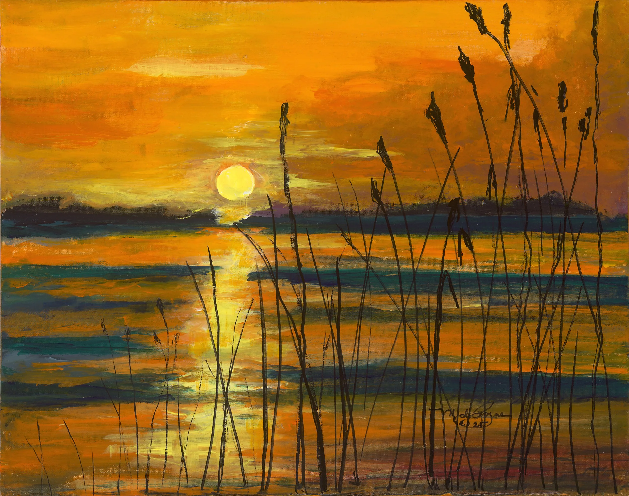127. Sunset in the reeds.jpg