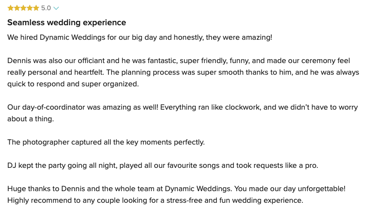 Y&C testimonial for www.dynamicweddings.ca.png