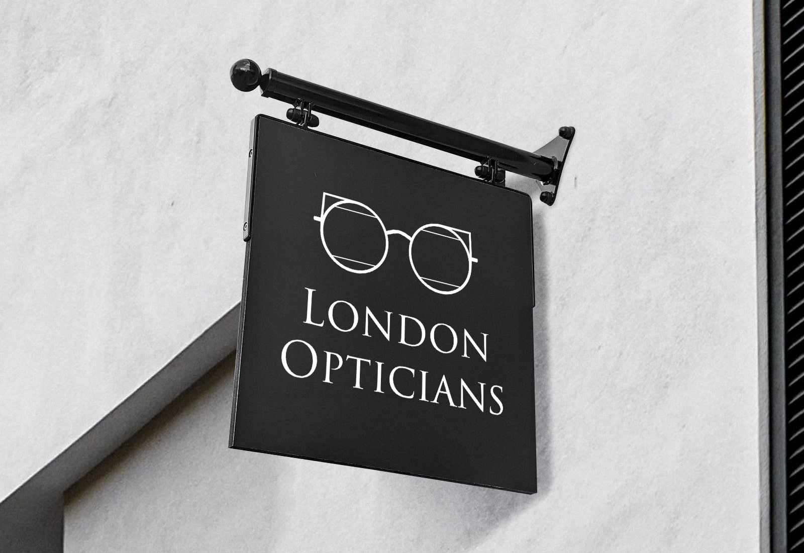 Projecting Hanging Sign from Signs Base