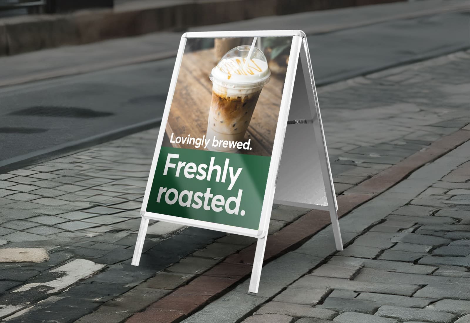 Pavement A-Board Sandwich Sign Boards