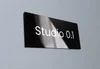 Double Layer Acrylic Sign with Back Panel | Sign Shop UK