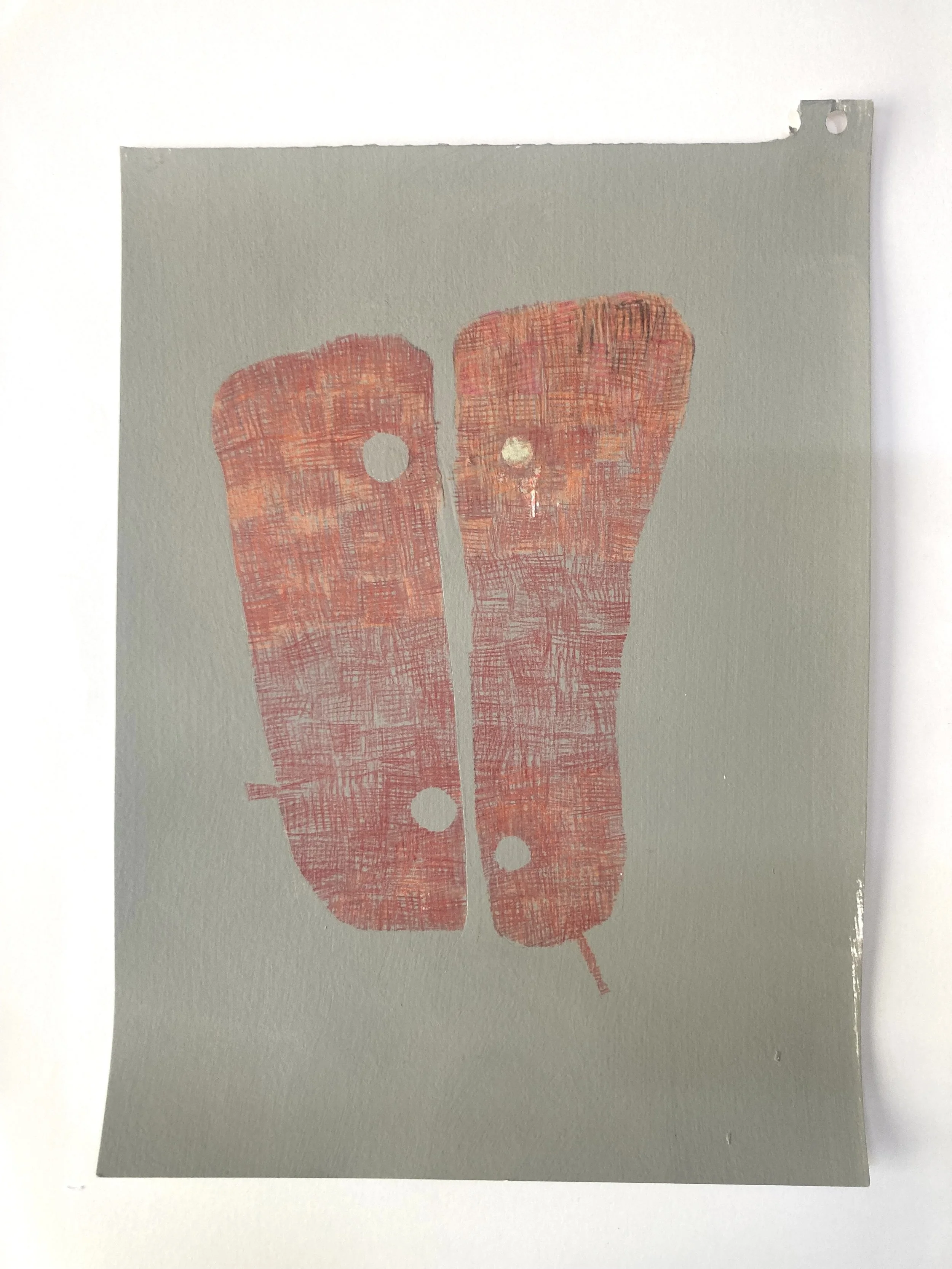 Hive, pastel and acrylic on paper, 24 x 20cm, 2025.jpeg