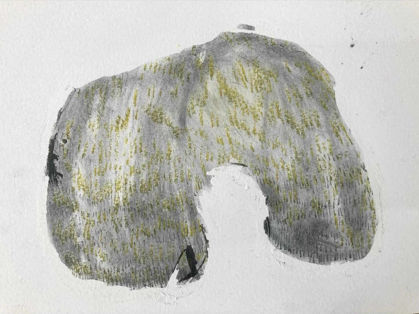 Mammoth, pastel and graphite on paper, 2025, 24 x 20cm.jpg