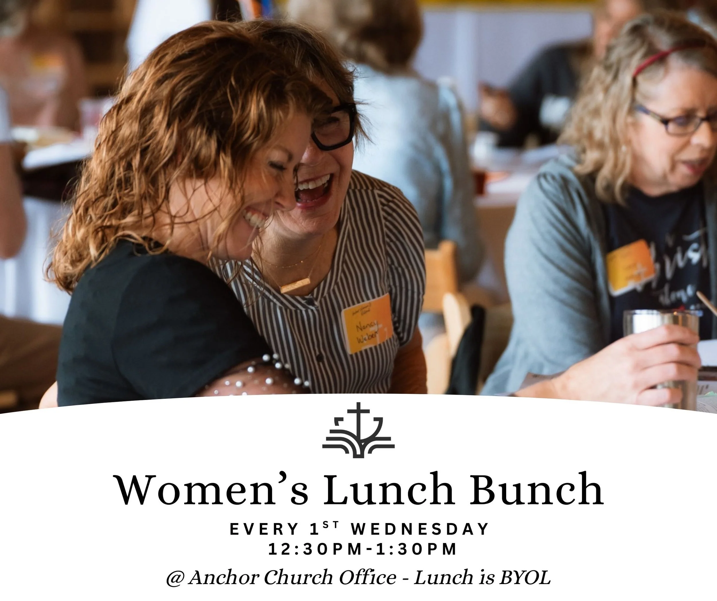 Anchor Women will meet every first Wednesday of the month starting in February! Meet us at the Anchor Church Office  (3135 Fall Creek Hwy, Granbury 76049) from 12:30pm-1:30pm. Lunch is BYOL!