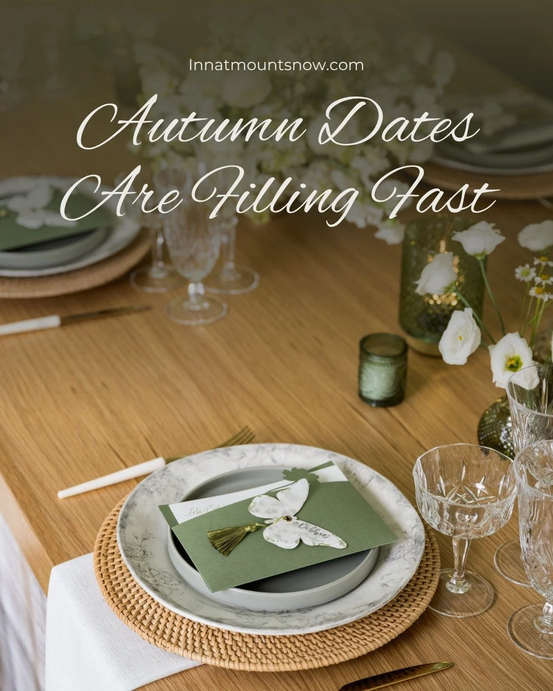 Fall weddings at the inn come wrapped in golden light, crisp air and mountain magic. Our spaces offer a naturally beautiful canvas for your intimate celebration.
🍂 Now booking for Fall 2025, inquire today. Link in Bio.
#InnAtMountSnow #FallWedding