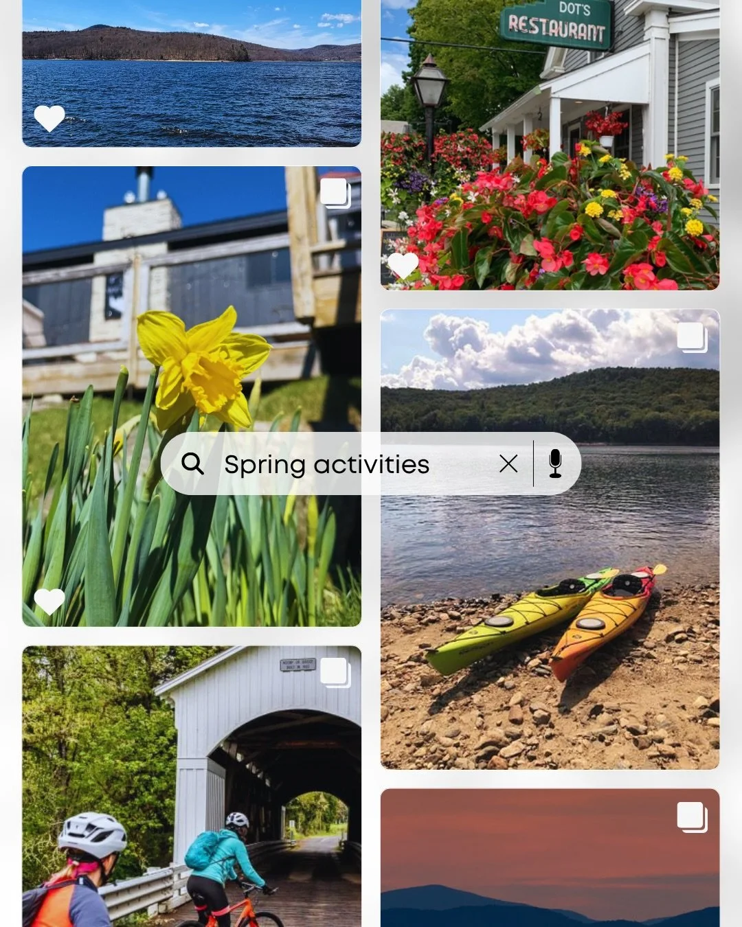 The Inn At Mount Snow makes the perfect stay for any Spring adventure!

🚲 Bike through covered bridges and scenic trails
🛶 Rent a kayak, paddleboard or canoe and explore 
🥾 Hike Haystack Mountain and many other trails
🌷 Enjoy seasonal daffodils a