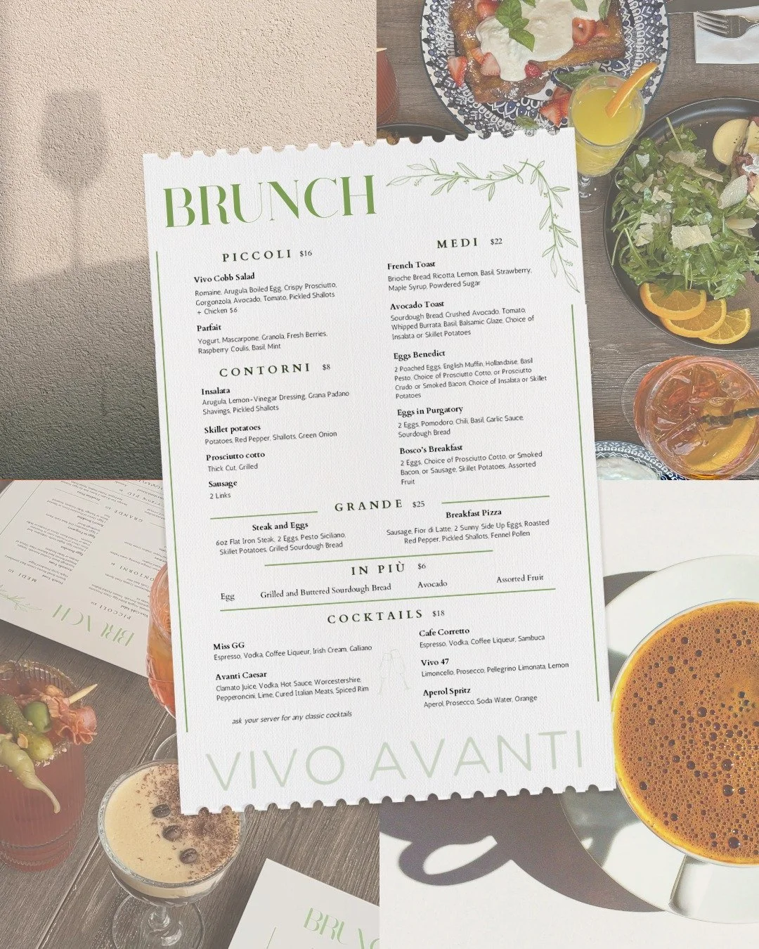 Good mornings start here. Join us for brunch at Vivo Avanti Bloor - Every Sunday 11:30-3:30 ☕️ 🍽️ 

#vivoavanti #vivobrunch #sundaybrunch #vivoculinarygroup #vivobloor