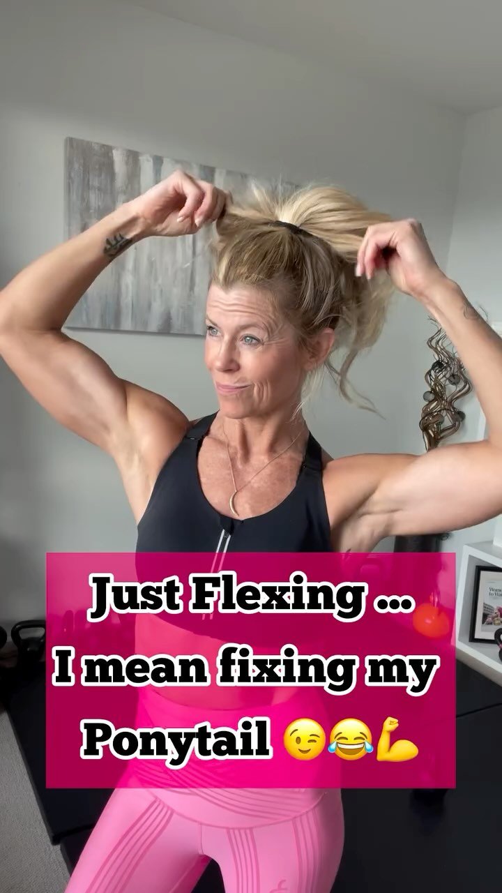 Flex- I mean I got to fix my ponytail 😉🤭!
At 49 & counting I own the work I have put in and am I flexing - absolutely! No longer walk this earth not being proud of the work I have done. They say "too much energy, are you for real ... &quo